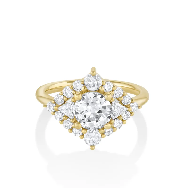 1.10ct Old Euro Cut Art Deco Engagement Ring sold by Marrow Fine