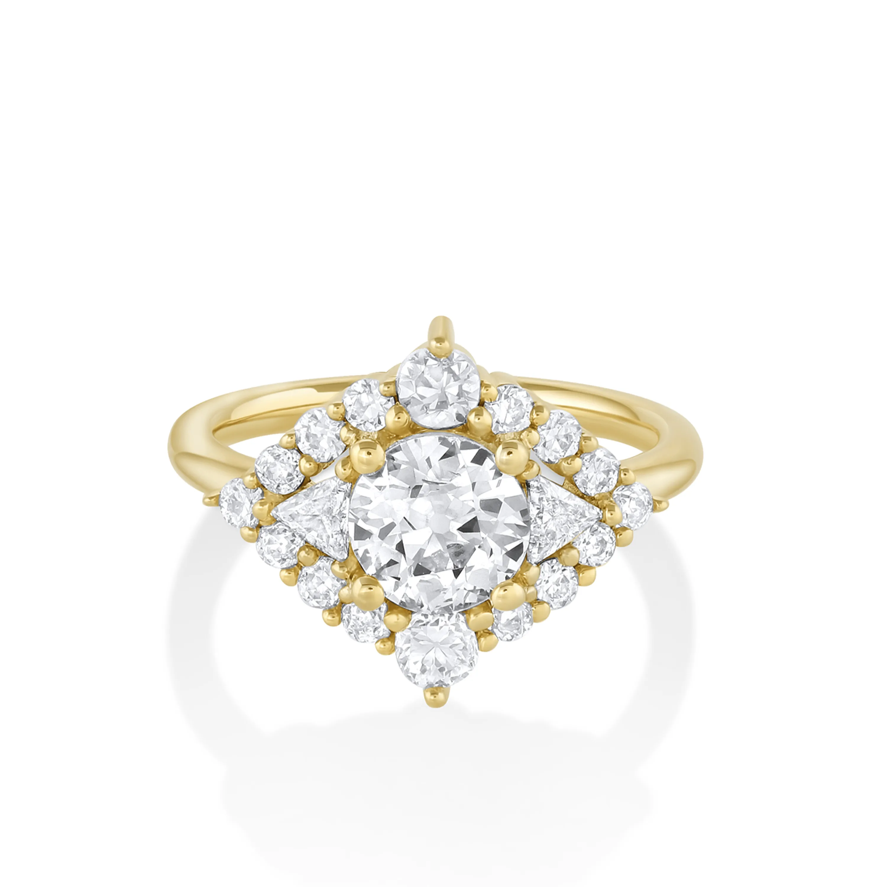 1.10ct Old Euro Cut Art Deco Engagement Ring sold by Marrow Fine