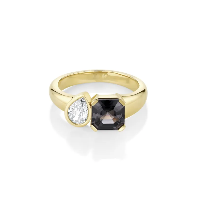 1.68ct Spinel and Diamond Toi et Moi sold by Marrow Fine