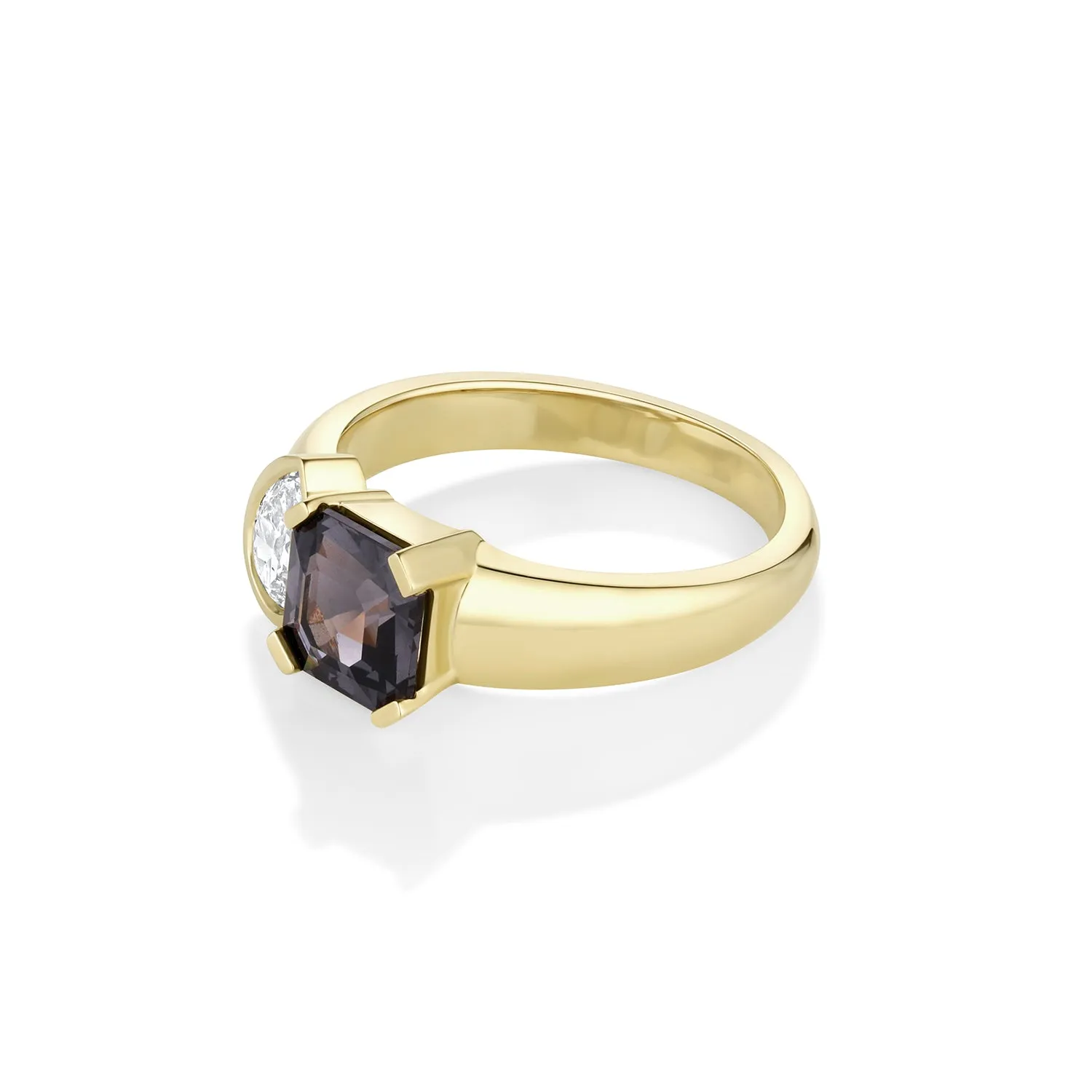 1.68ct Spinel and Diamond Toi et Moi sold by Marrow Fine product image thumbnail 5