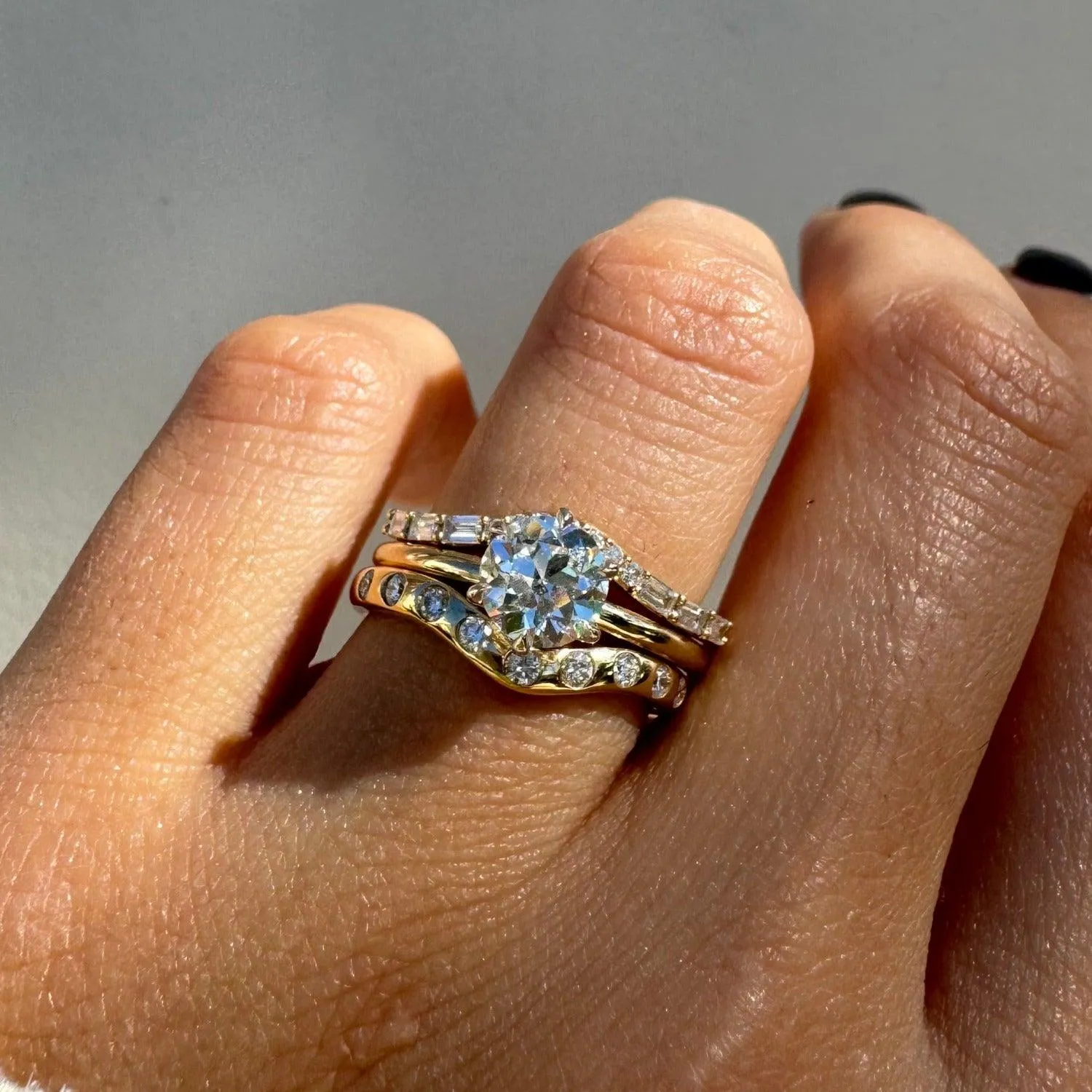 1.03ct Two Tone Camille Ring sold by Marrow Fine product image thumbnail 4