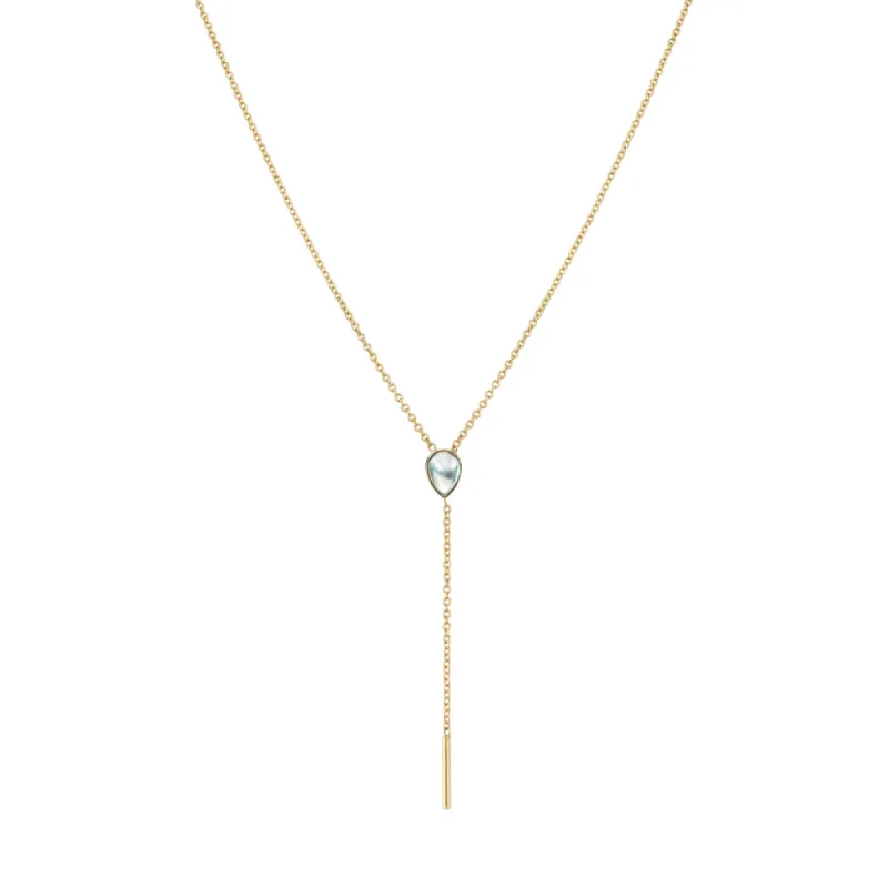 Moonstone Stillwater Lariat sold by Marrow Fine