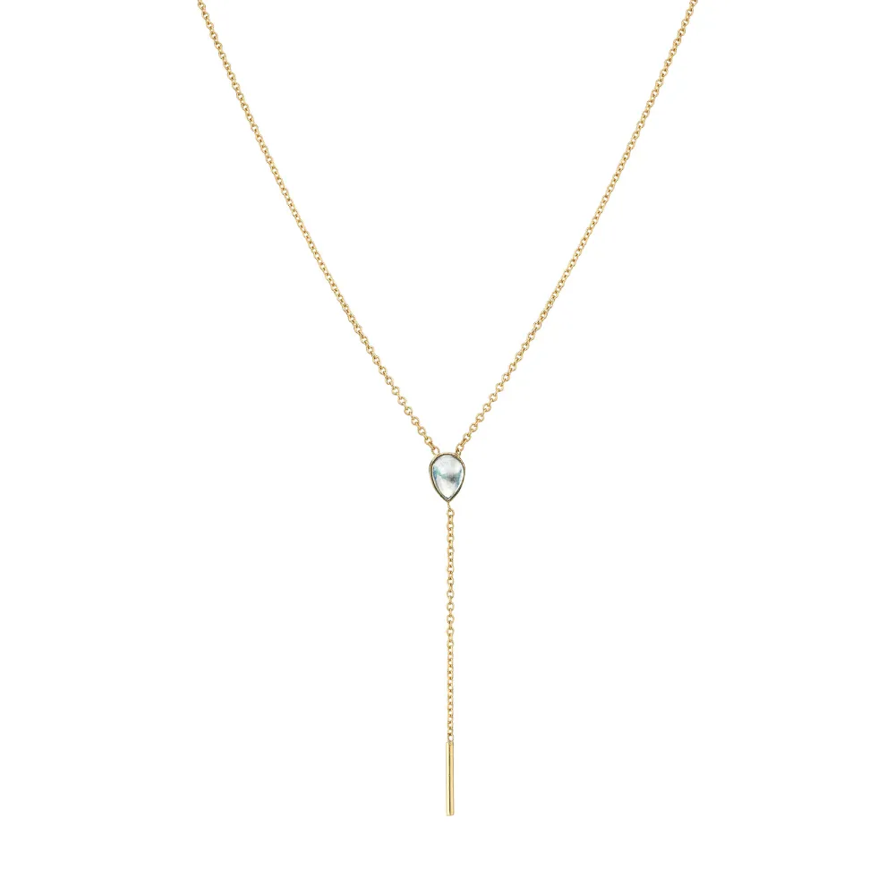 Moonstone Stillwater Lariat sold by Marrow Fine