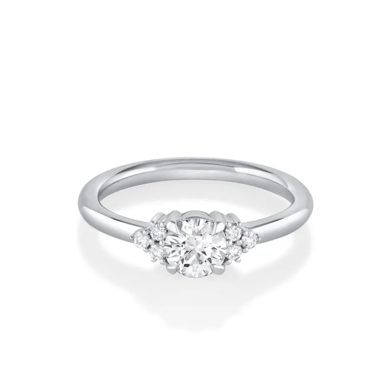 Old Euro Diamond Cluster Ring sold by Marrow Fine