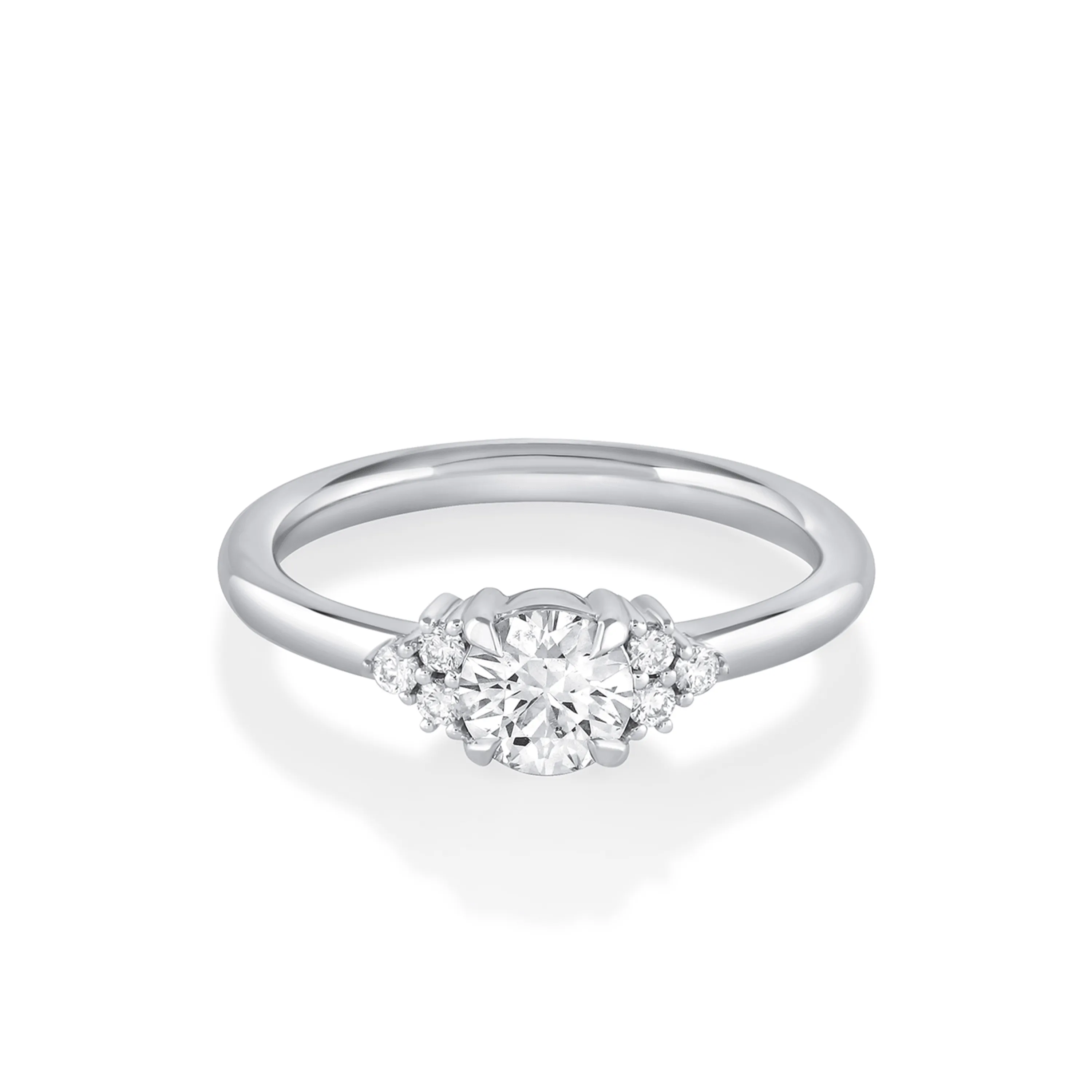 Old Euro Diamond Cluster Ring sold by Marrow Fine