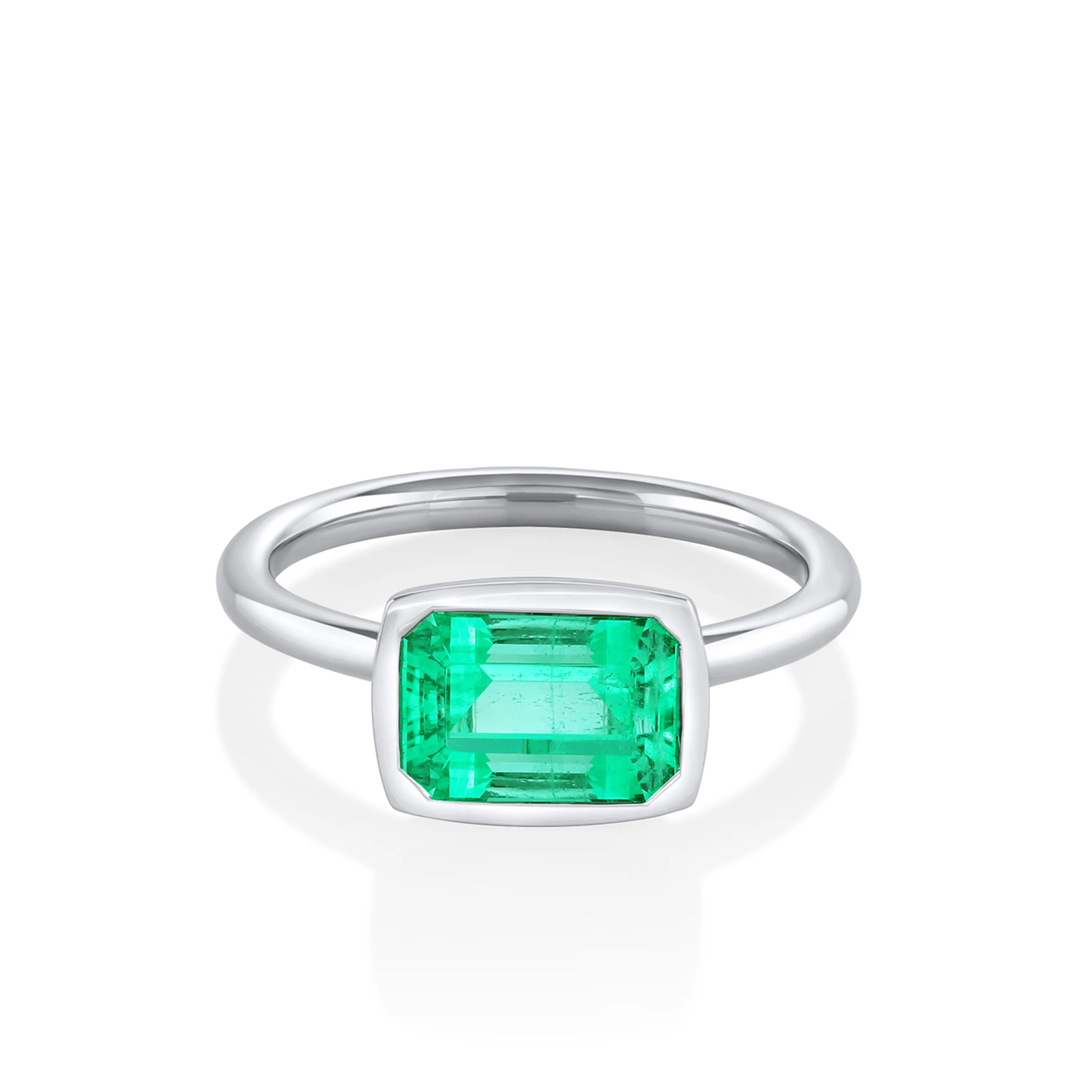 1.96ct Emerald Roxy Ring sold by Marrow Fine