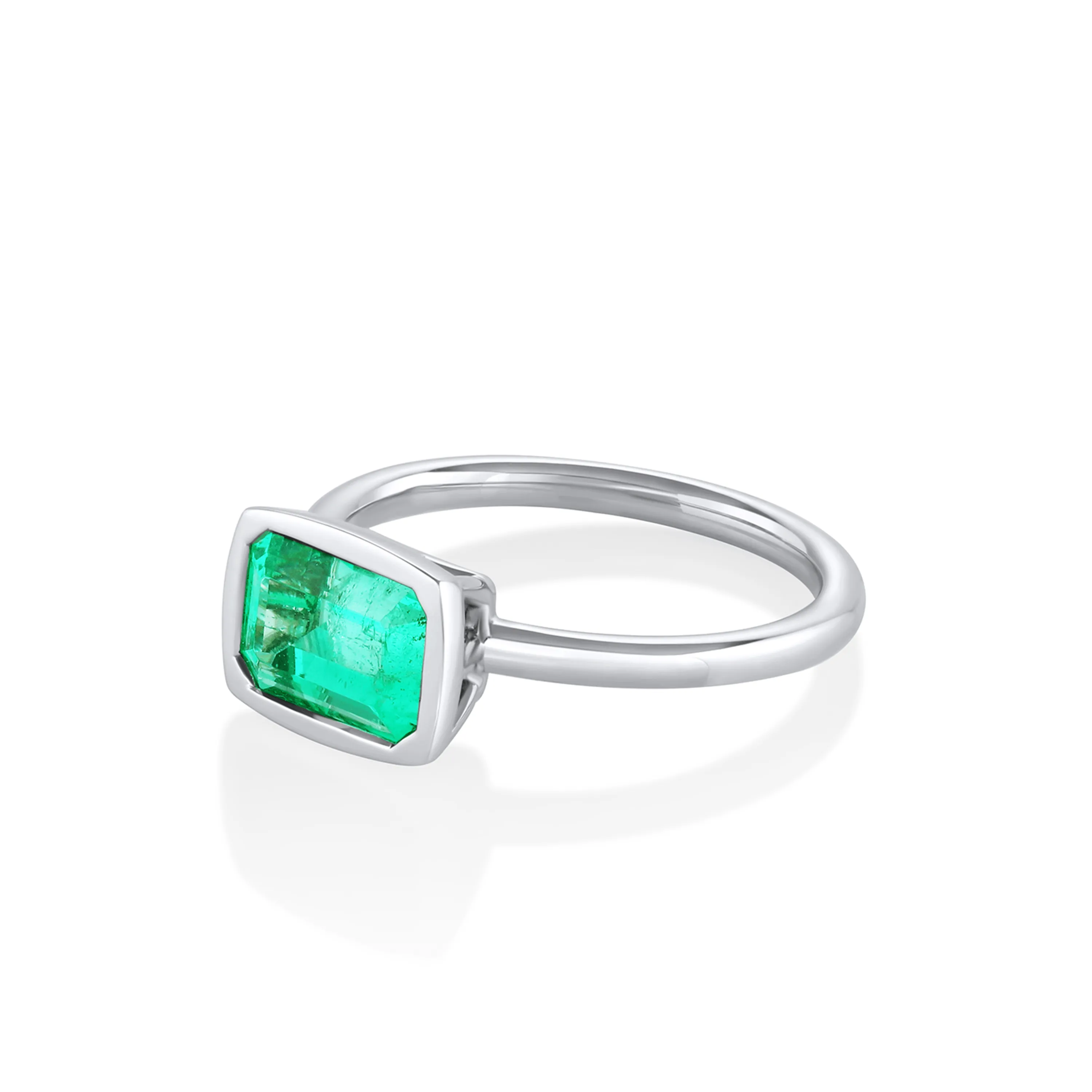 1.96ct Emerald Roxy Ring sold by Marrow Fine product image thumbnail 3