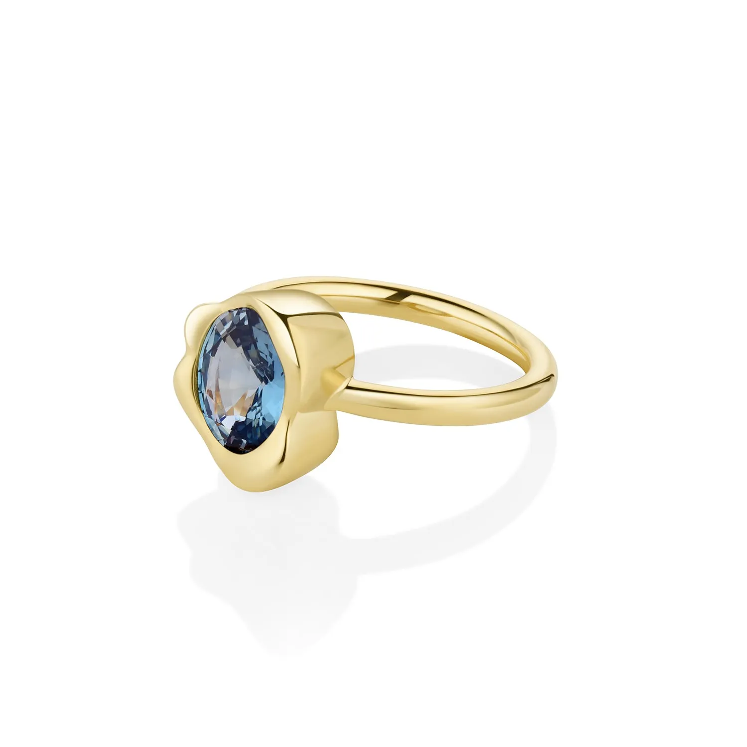 1.79ct Sapphire Abstract Bezel Ring sold by Marrow Fine product image thumbnail 2