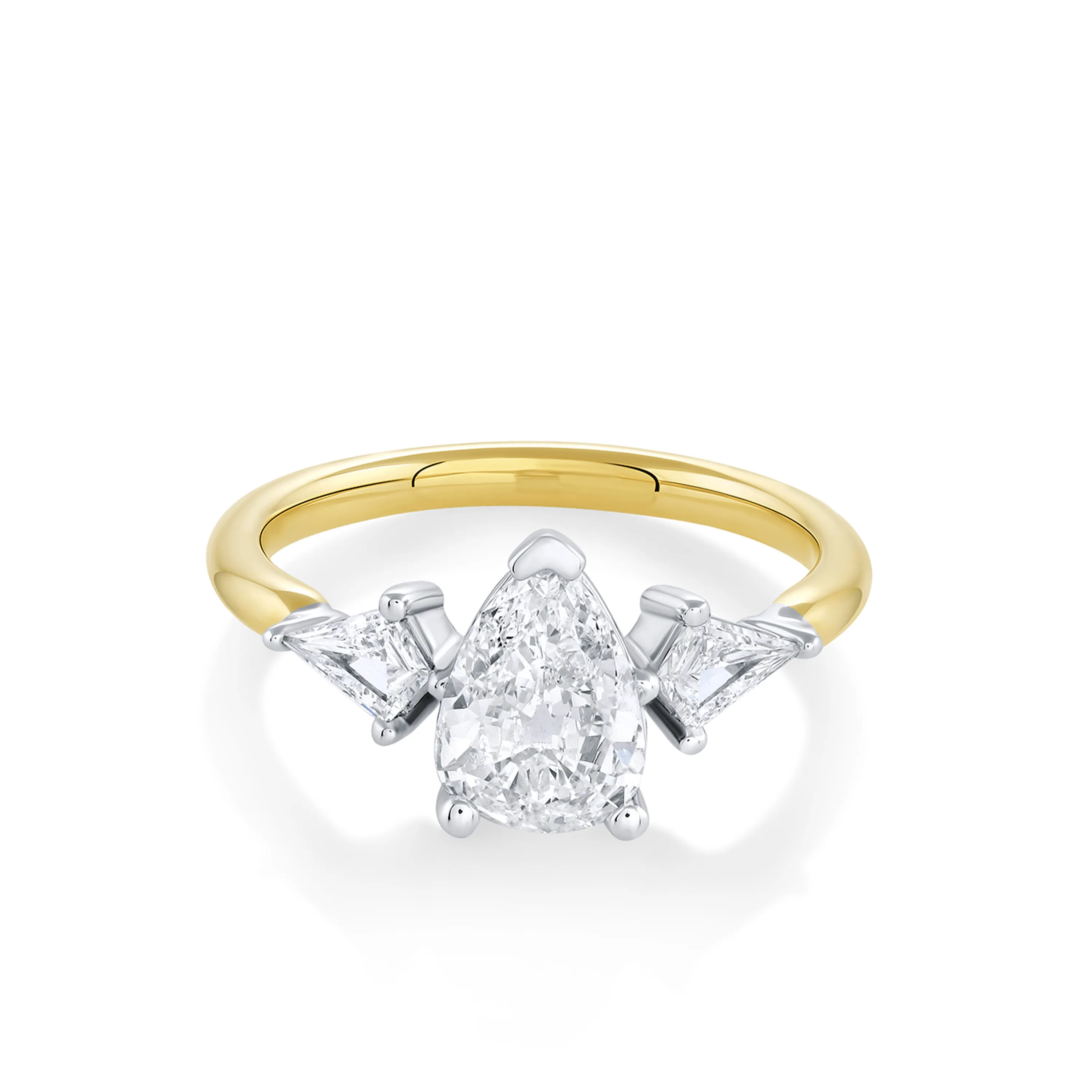 1.00ct White Diamond Pear & Kite Engagement Ring sold by Marrow Fine