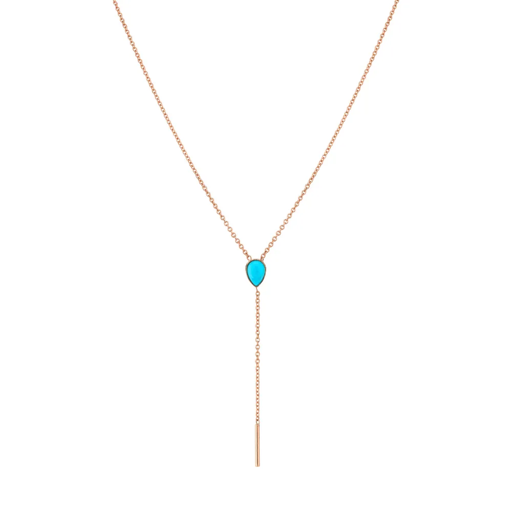 Turquoise Stillwater Lariat sold by Marrow Fine product image thumbnail 4