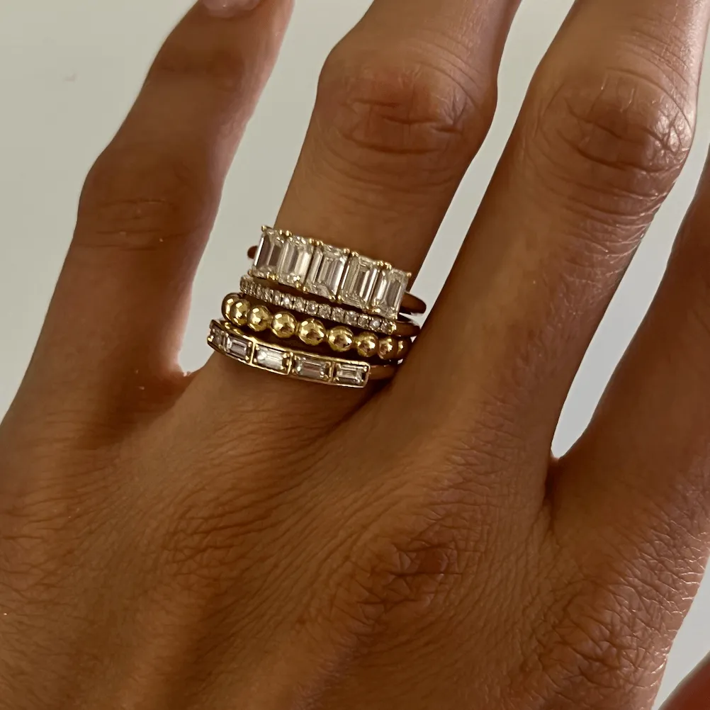 XL Esmé Emerald Cut Band sold by Marrow Fine product image thumbnail 3