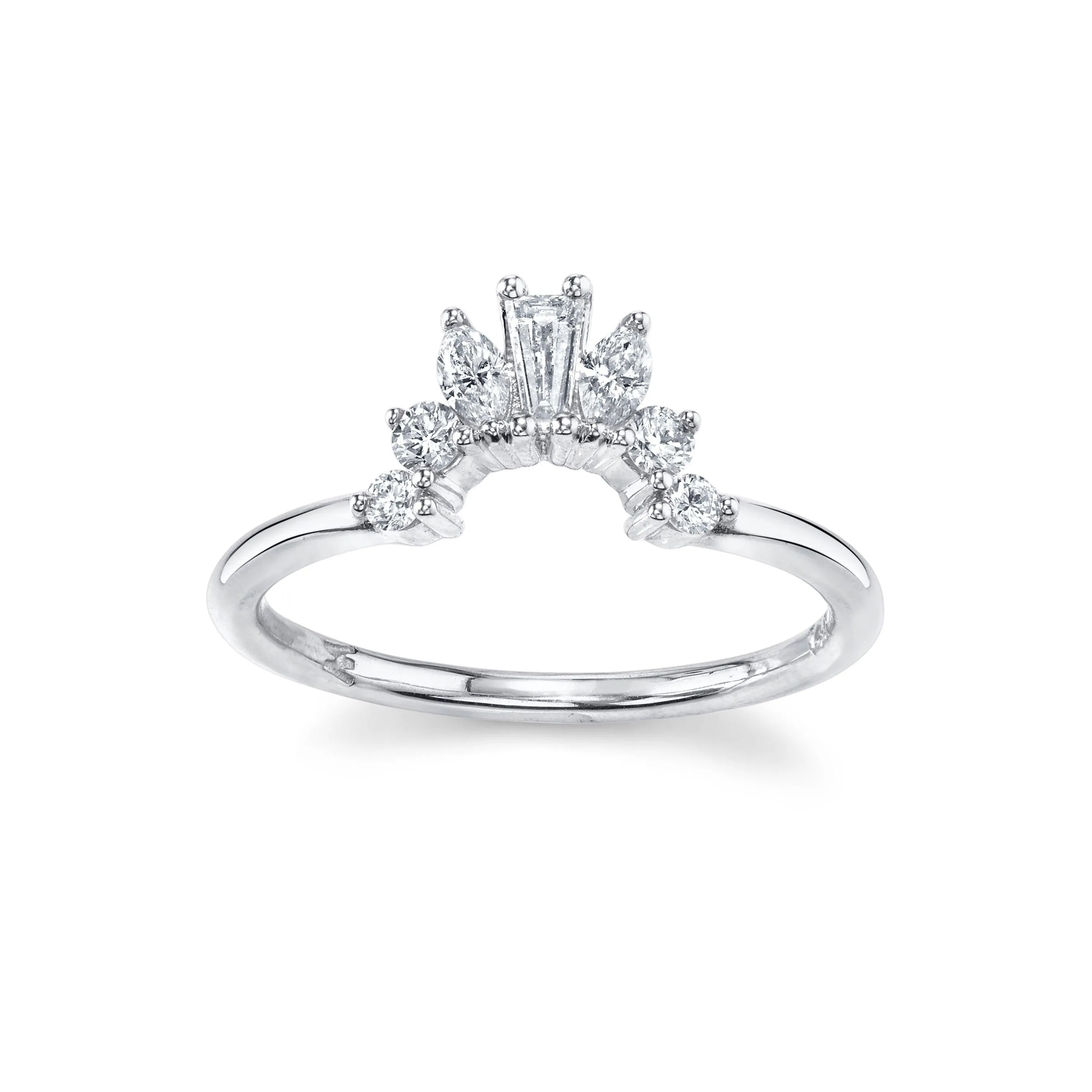 White Diamond Gemma Ballerina Ring sold by Marrow Fine product image thumbnail 4