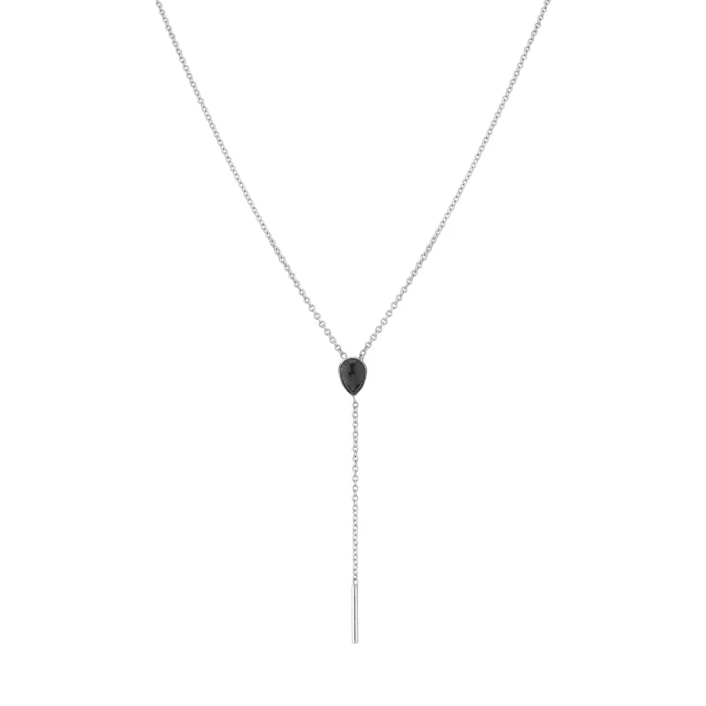 Black Onyx Stillwater Lariat sold by Marrow Fine product image thumbnail 3