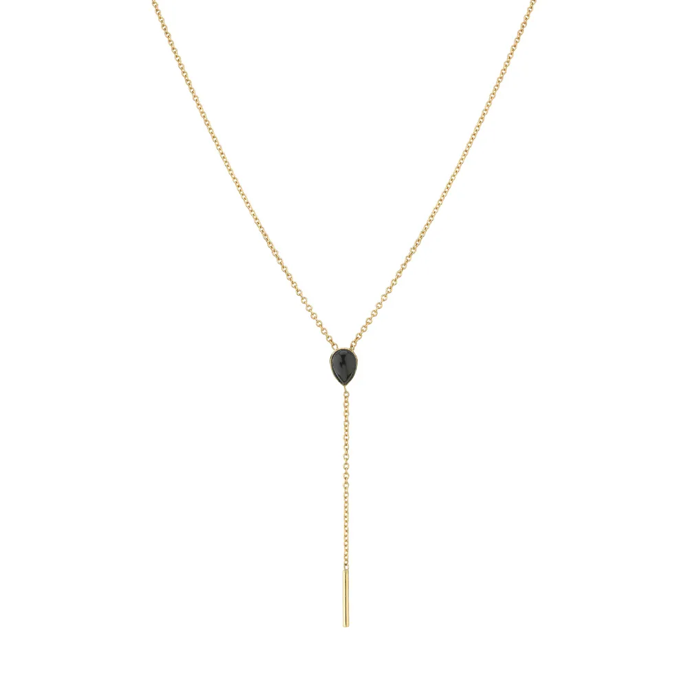 Black Onyx Stillwater Lariat sold by Marrow Fine