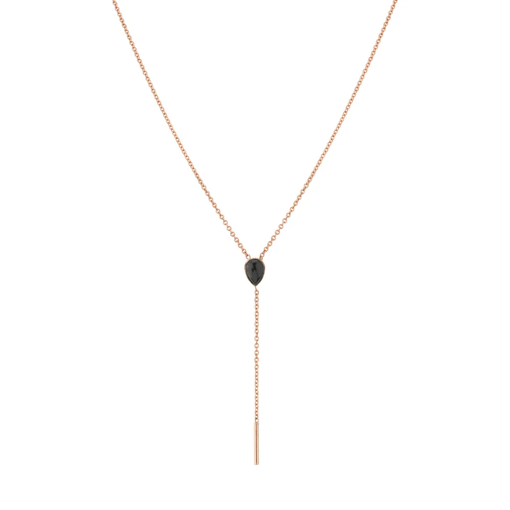Black Onyx Stillwater Lariat sold by Marrow Fine product image thumbnail 4