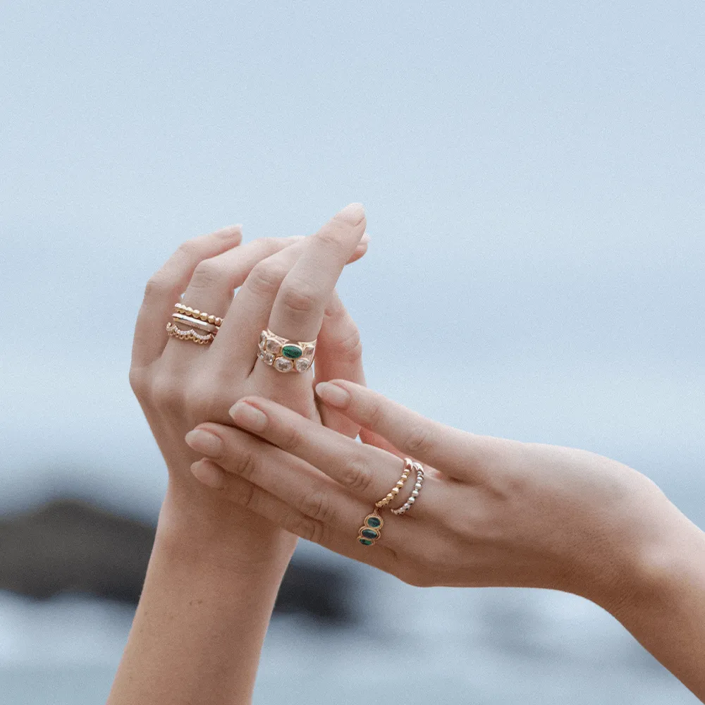 Tessera Emerald & White Diamond Cigar Band sold by Marrow Fine product image thumbnail 5