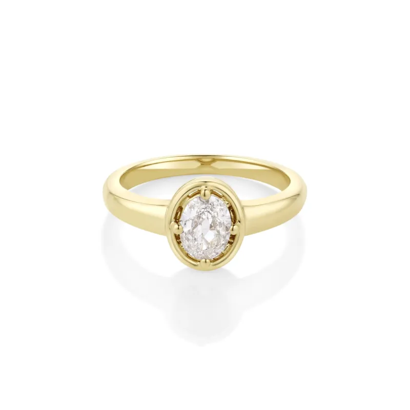 0.63ct Oval Georgia Ring sold by Marrow Fine