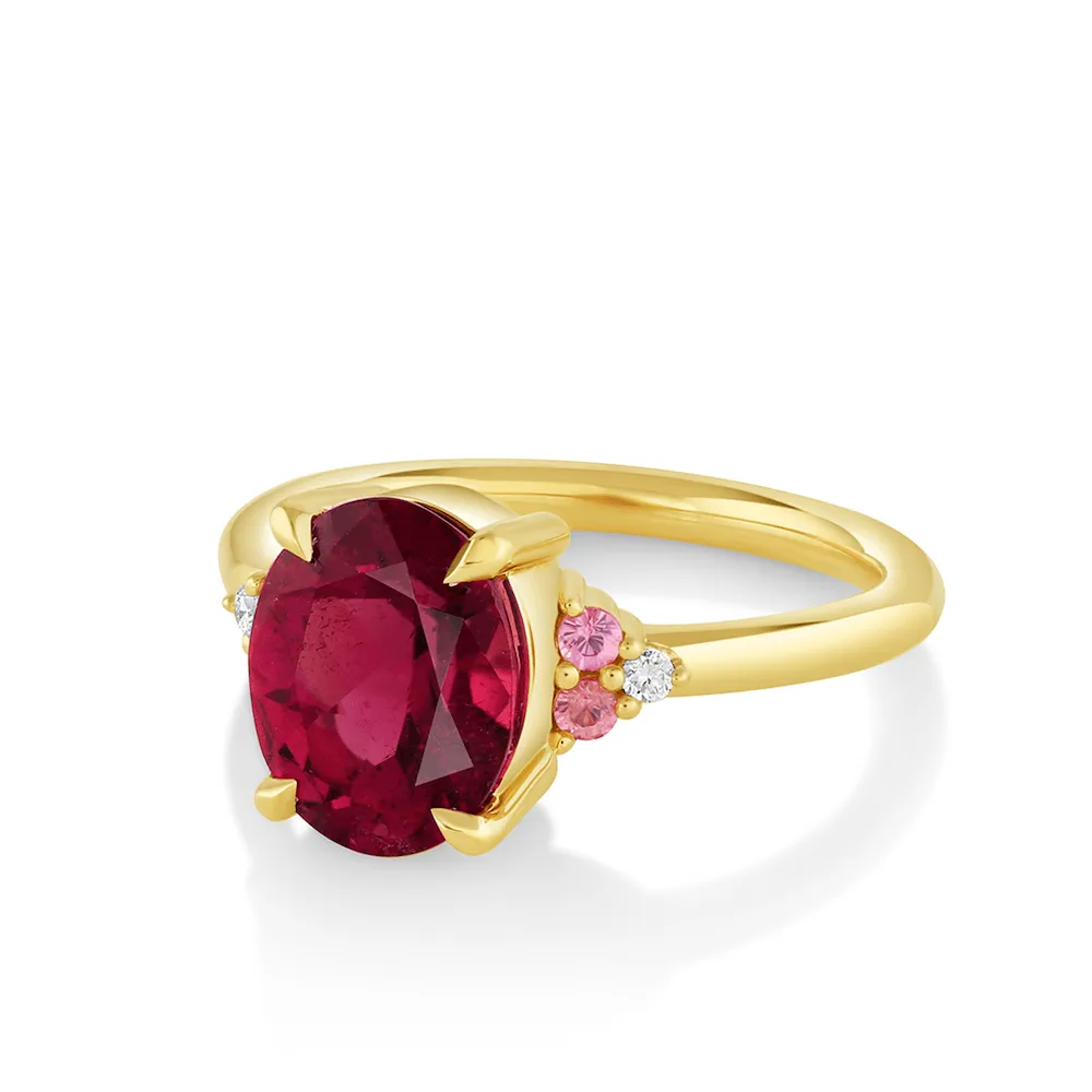 2.70ct Rubellite Tourmaline Ring sold by Marrow Fine product image thumbnail 2