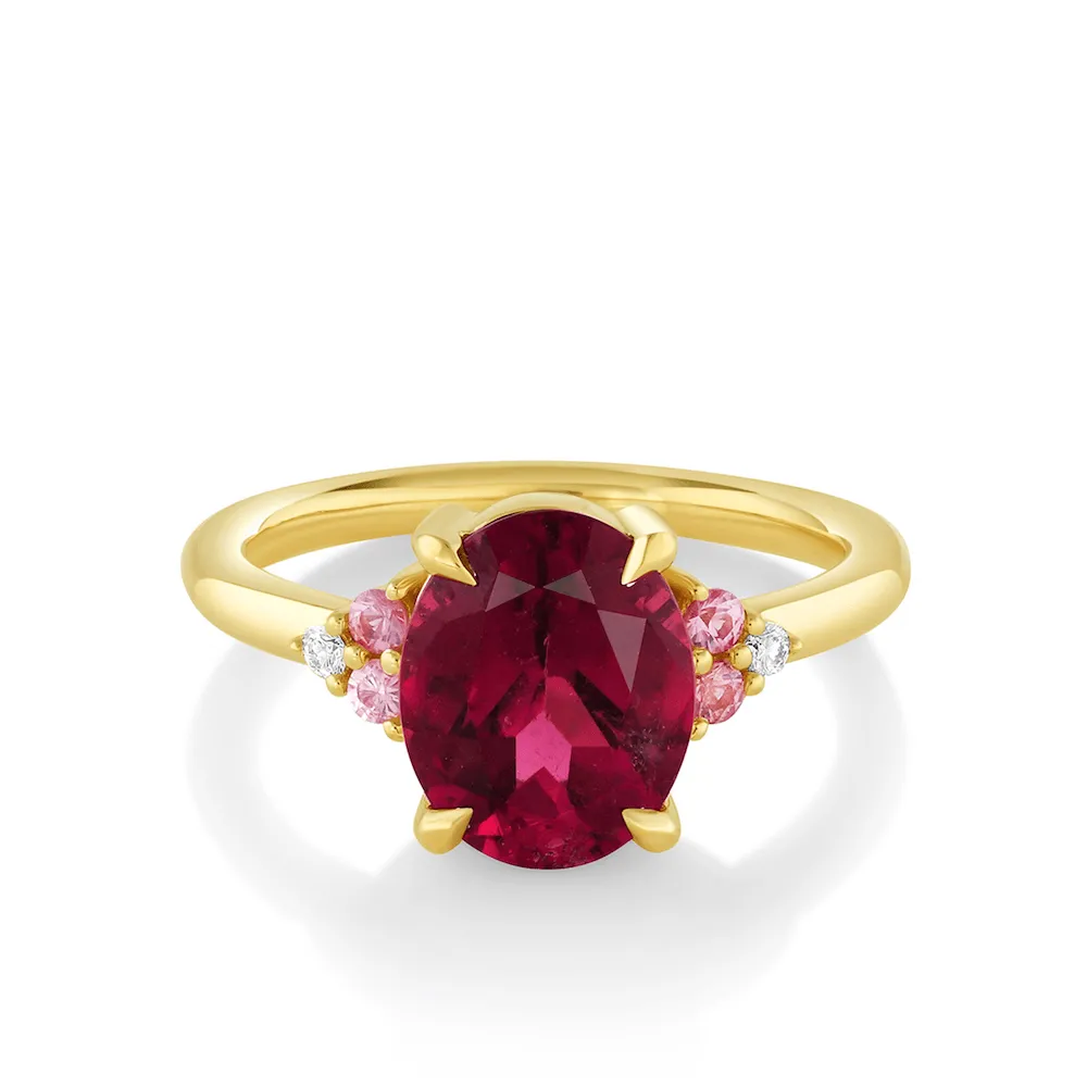 2.70ct Rubellite Tourmaline Ring sold by Marrow Fine