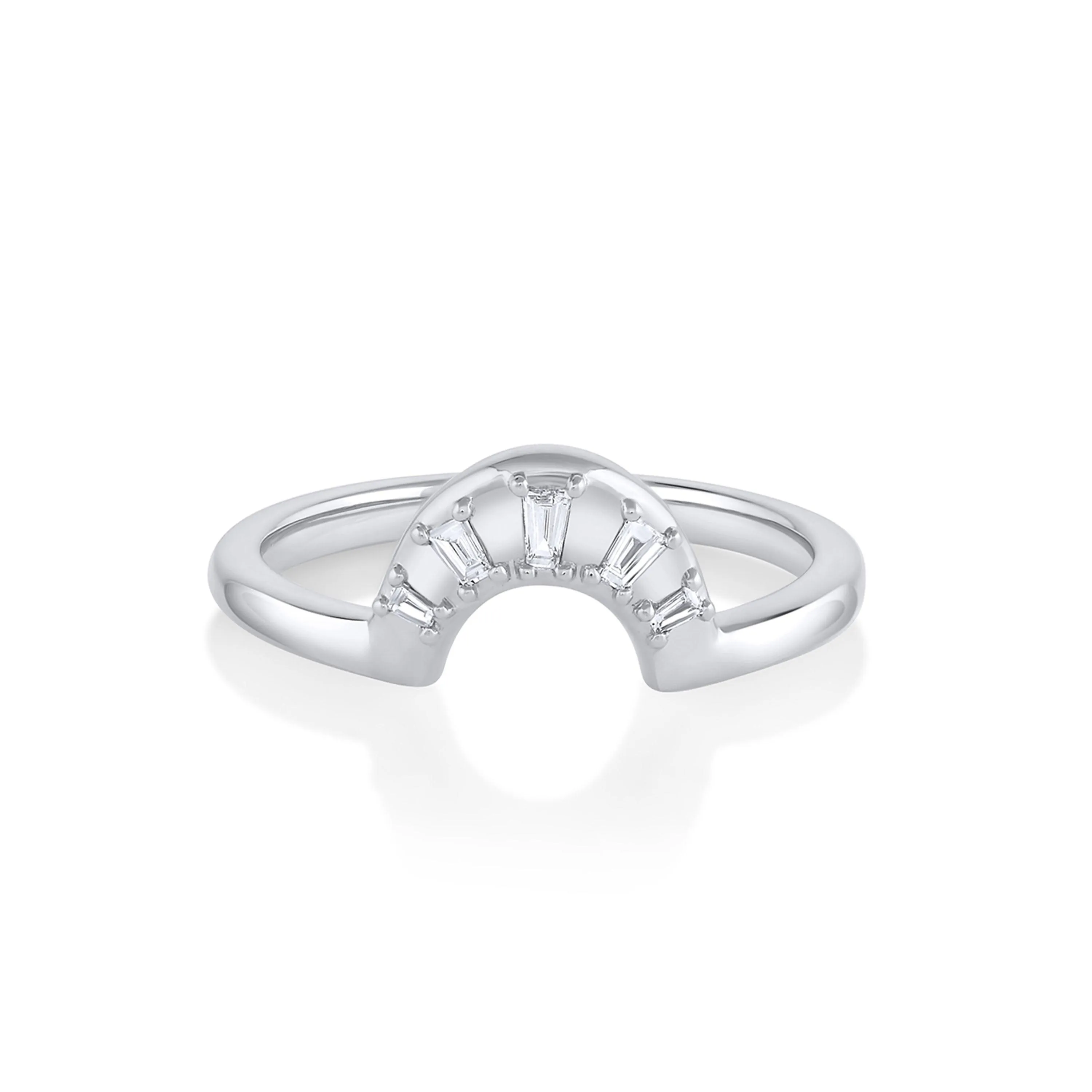 White Diamond Daphne Fan Band sold by Marrow Fine product image thumbnail 3