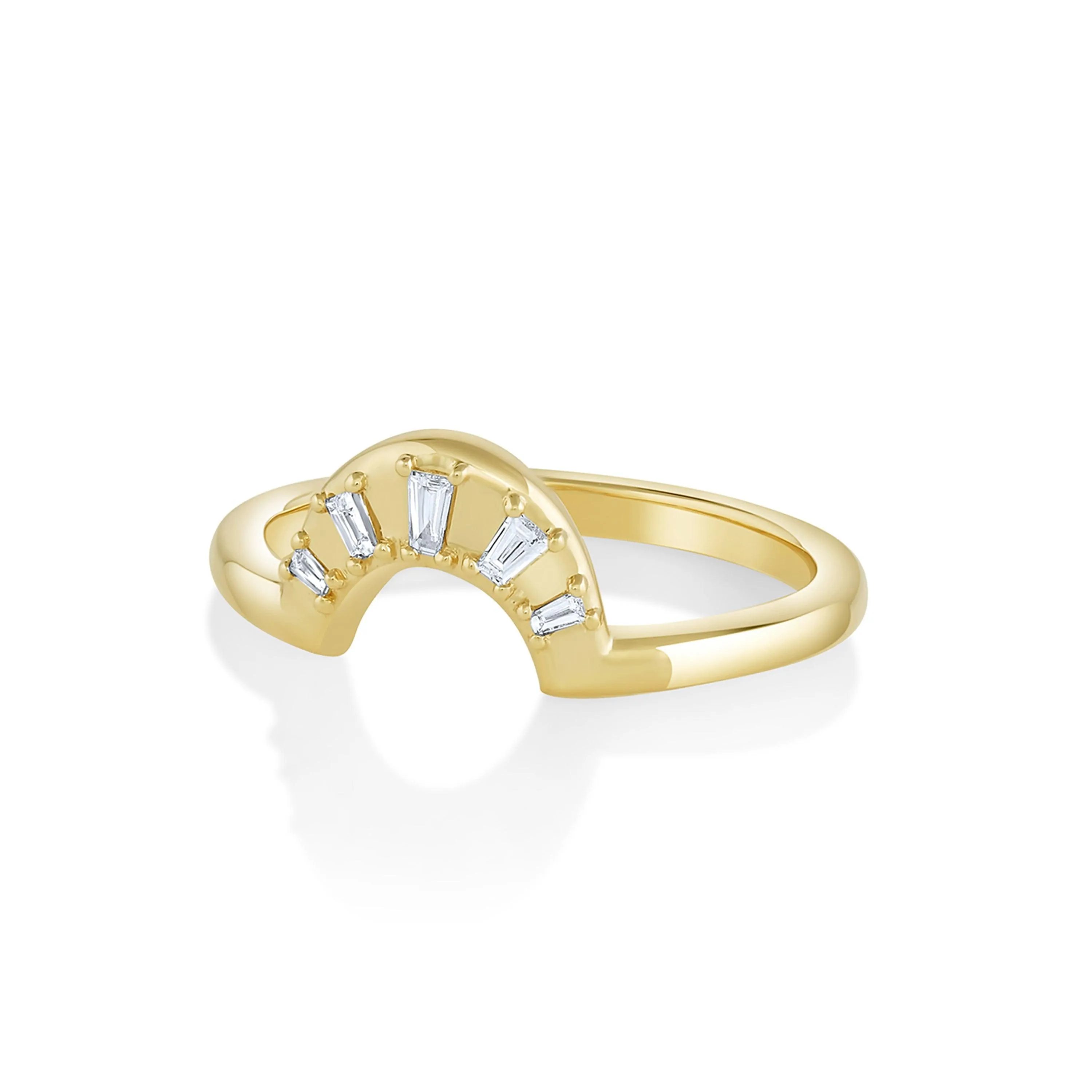 White Diamond Daphne Fan Band sold by Marrow Fine product image thumbnail 2