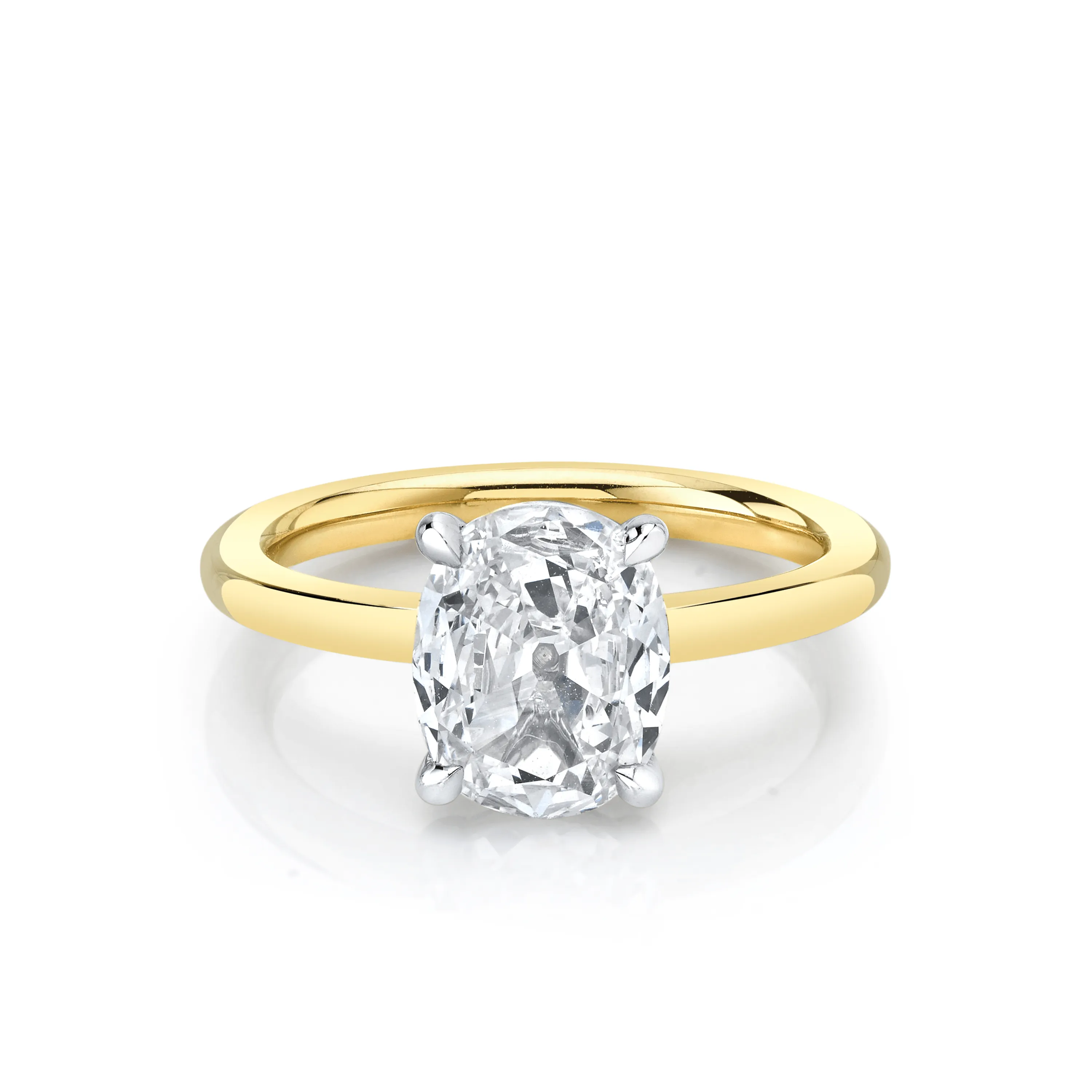 1.81ct Old Mine Cut Solitaire Engagement Ring sold by Marrow Fine
