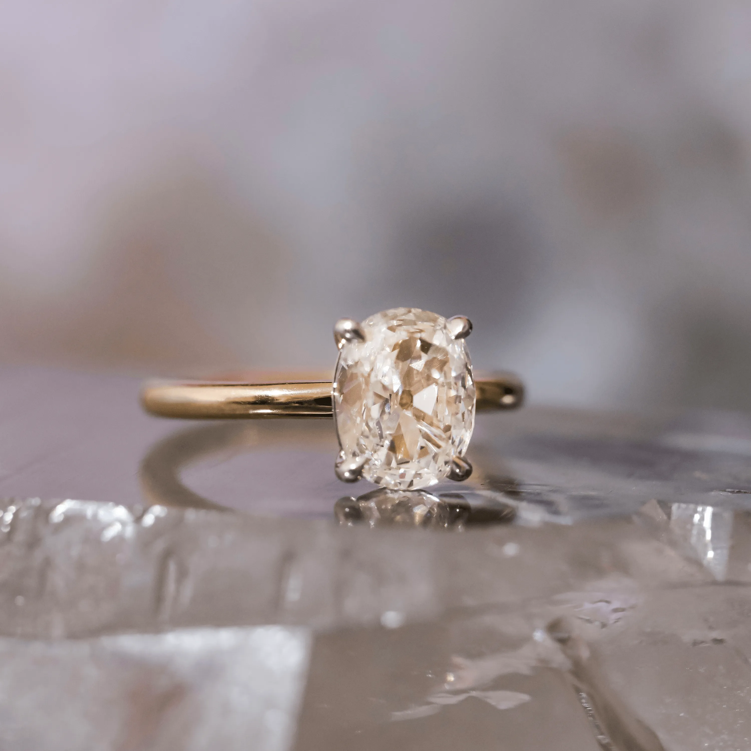 1.81ct Old Mine Cut Solitaire Engagement Ring sold by Marrow Fine product image thumbnail 4