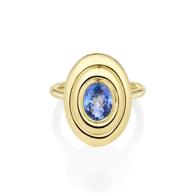 1.67ct In Orbit Sapphire Ring sold by Marrow Fine
