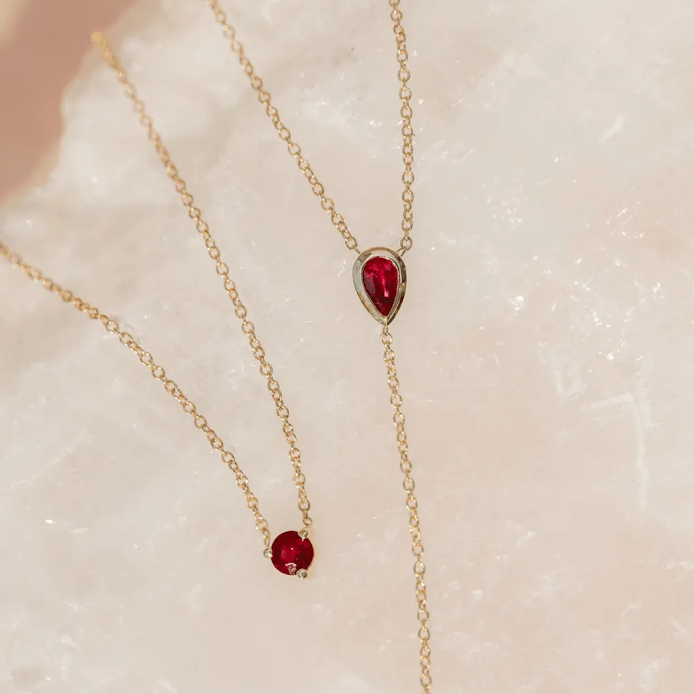 Ruby Stillwater Lariat sold by Marrow Fine product image thumbnail 4