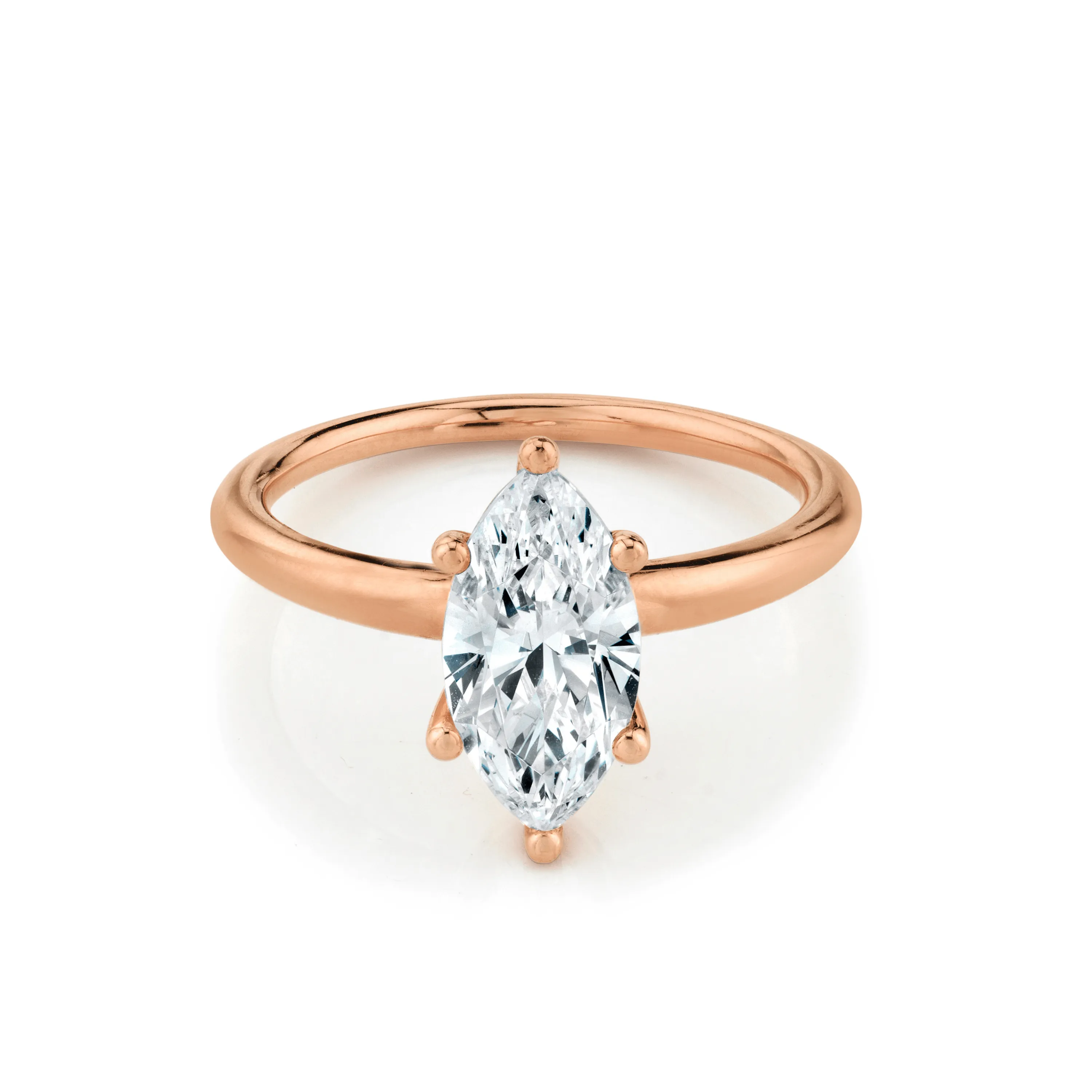 The Maeve Marquise Engagement Ring sold by Marrow Fine product image thumbnail 4