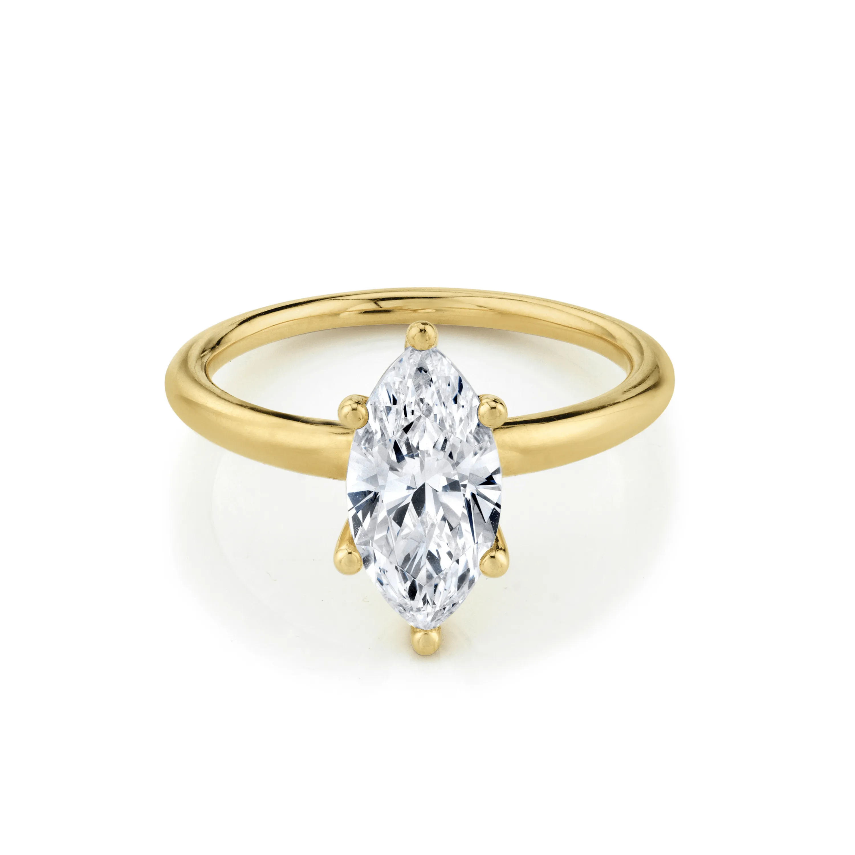 The Maeve Marquise Engagement Ring sold by Marrow Fine