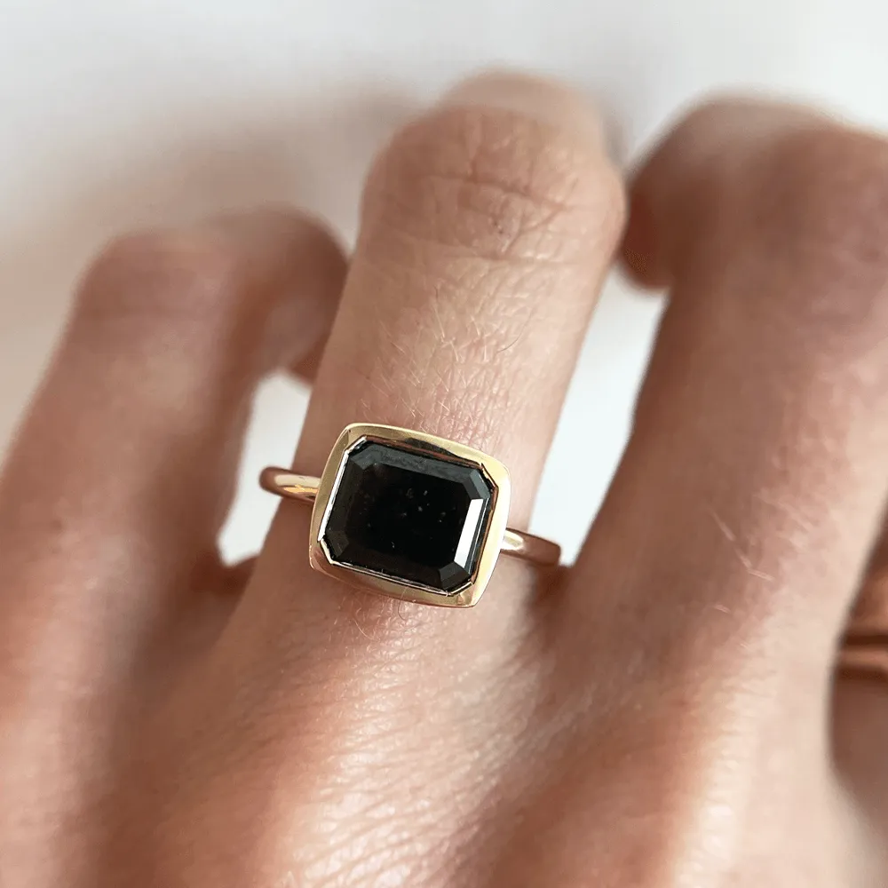 2.90ct Black Diamond Roxy Ring sold by Marrow Fine product image thumbnail 3