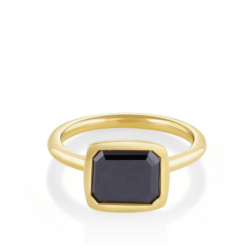 2.90ct Black Diamond Roxy Ring sold by Marrow Fine