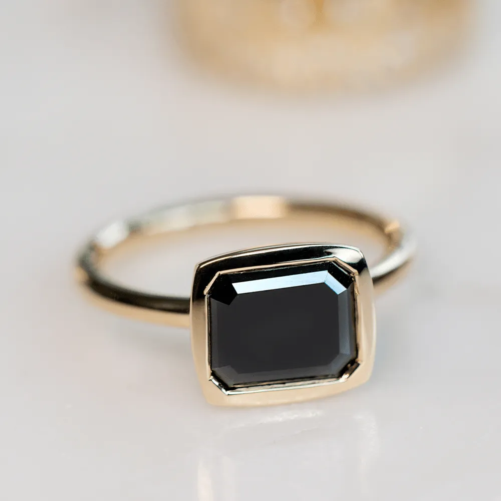 2.90ct Black Diamond Roxy Ring sold by Marrow Fine product image thumbnail 4