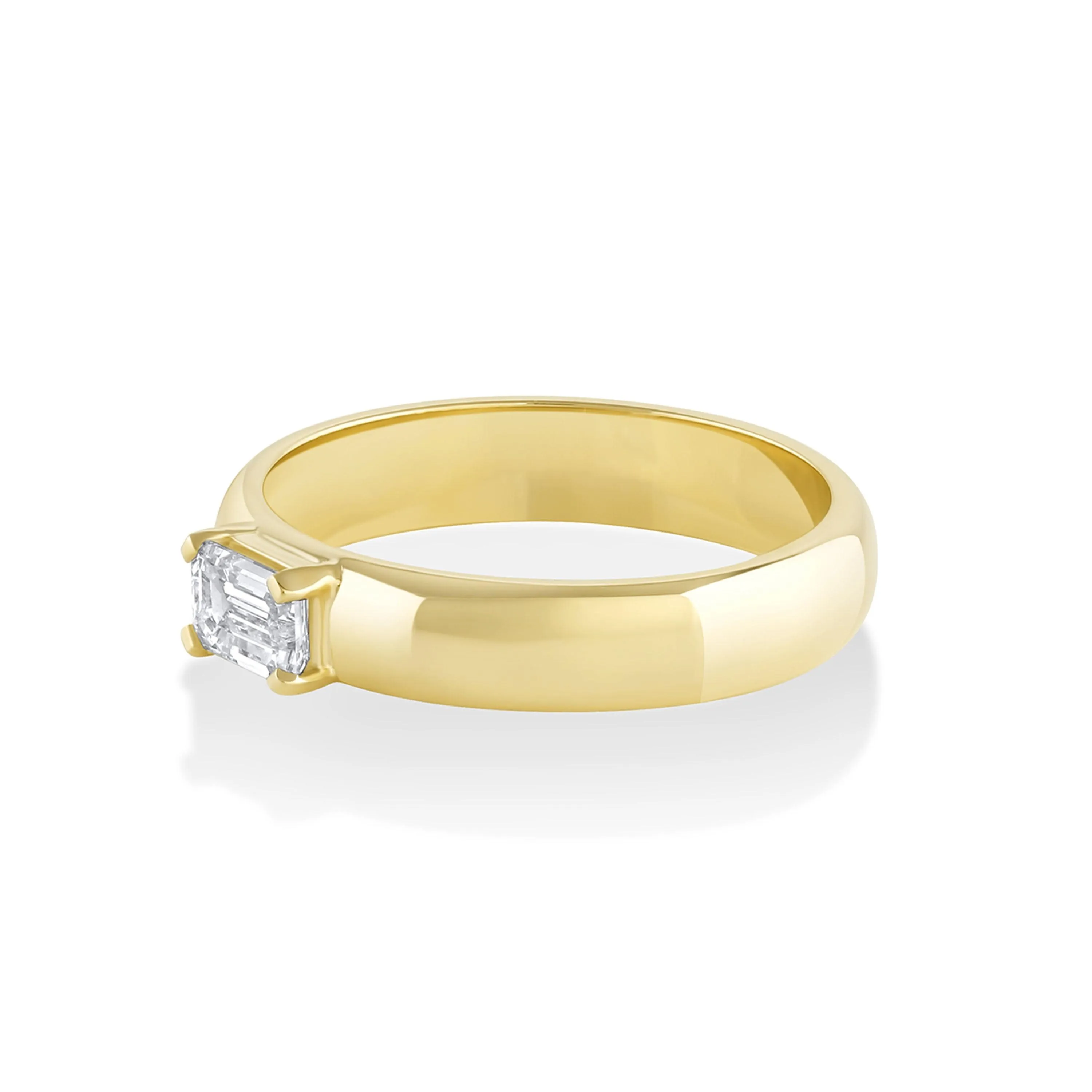The Elodie Emerald Cut Engagement Ring sold by Marrow Fine product image thumbnail 2