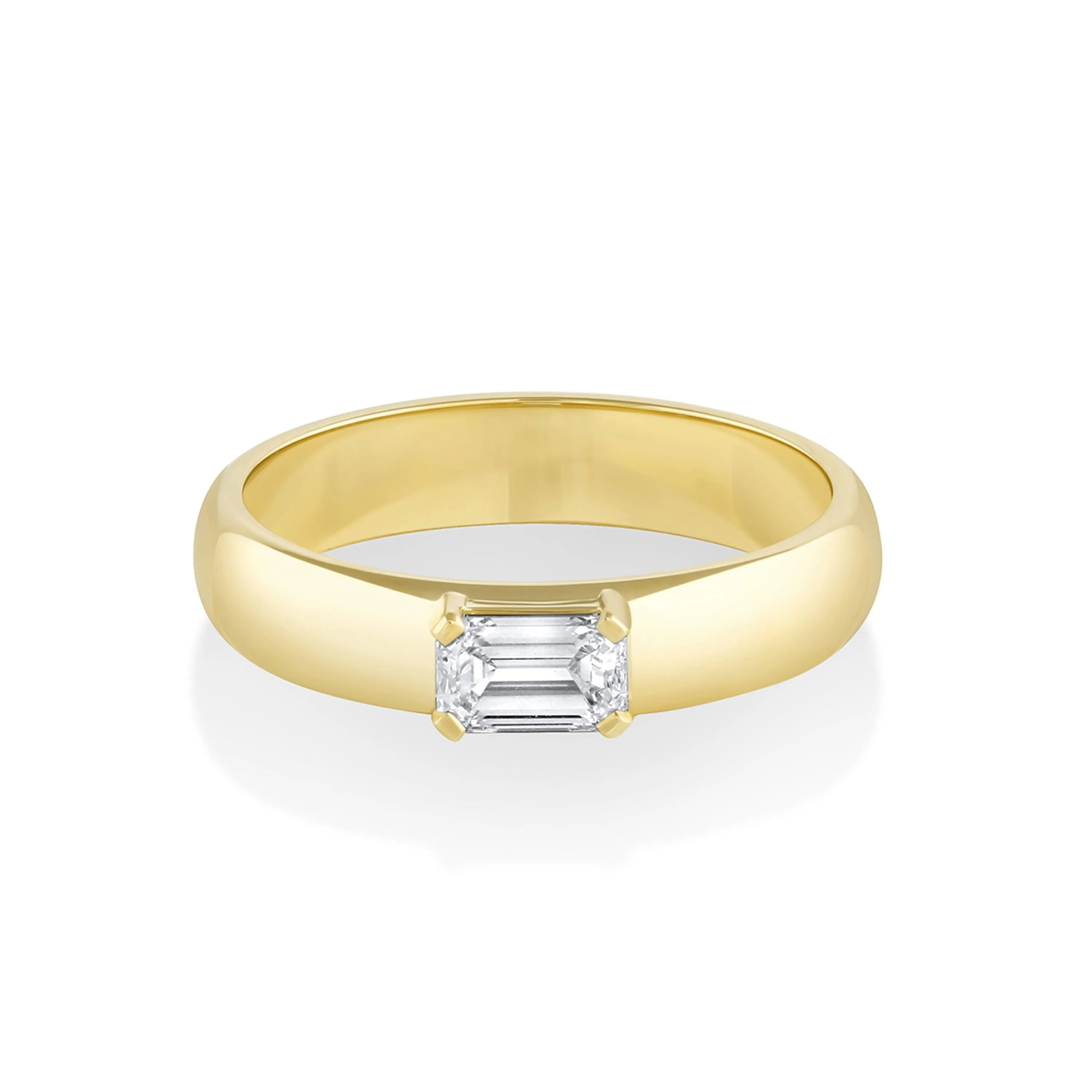 The Elodie Emerald Cut Engagement Ring sold by Marrow Fine