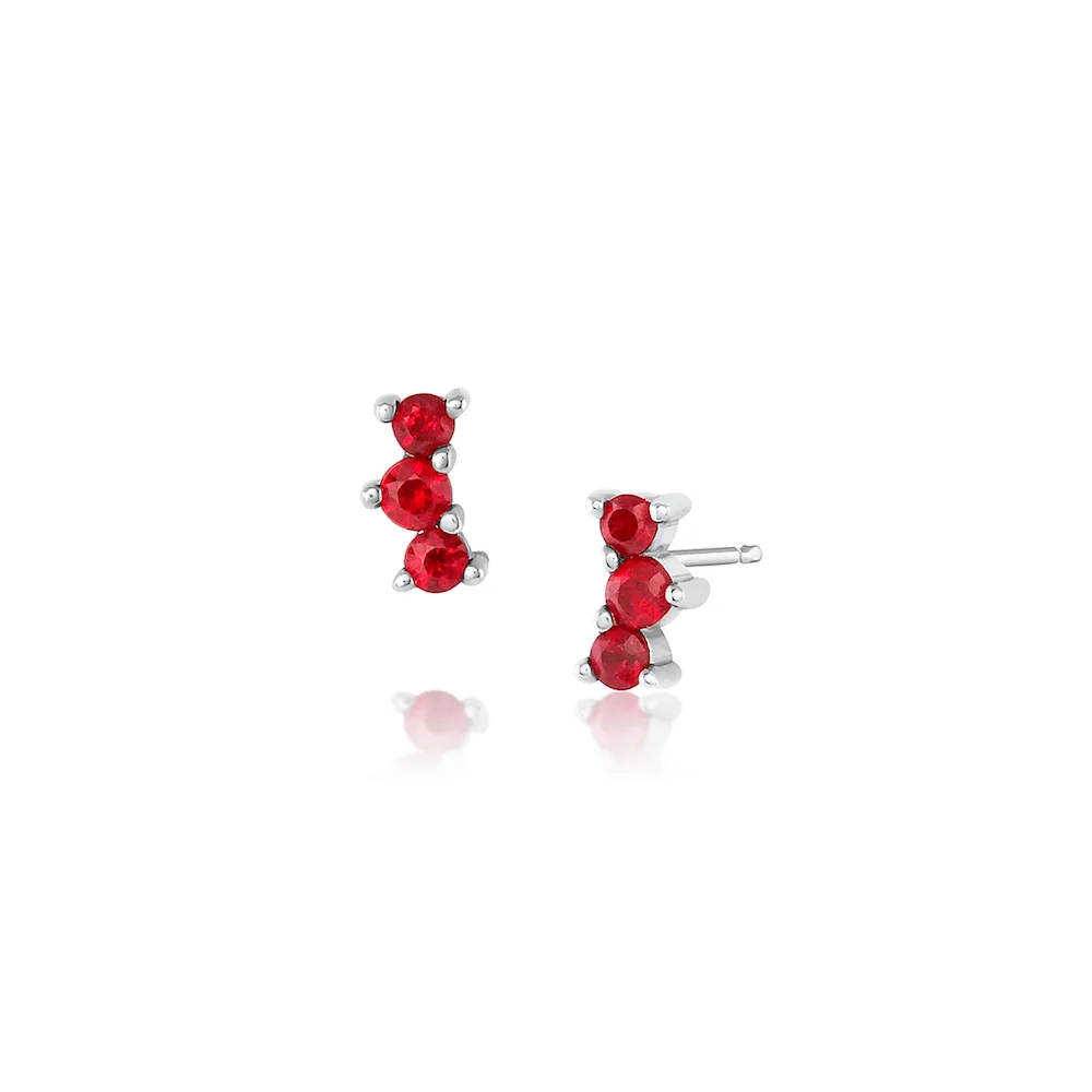 Ruby Orion Studs sold by Marrow Fine product image thumbnail 2