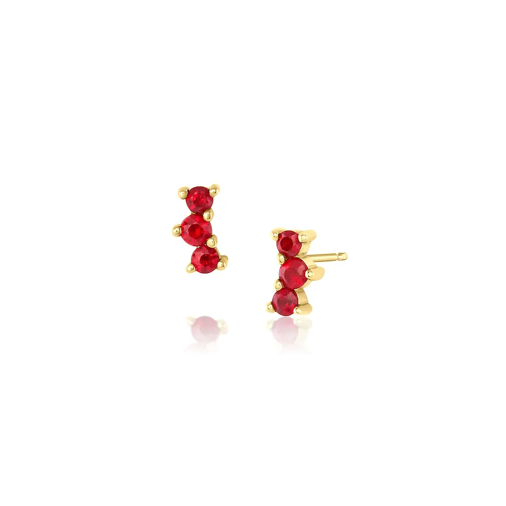 Ruby Orion Studs sold by Marrow Fine