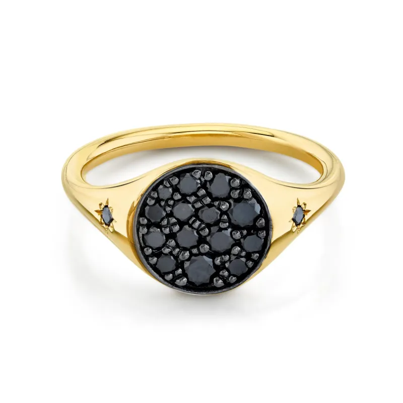New Moon Signet Ring sold by Marrow Fine