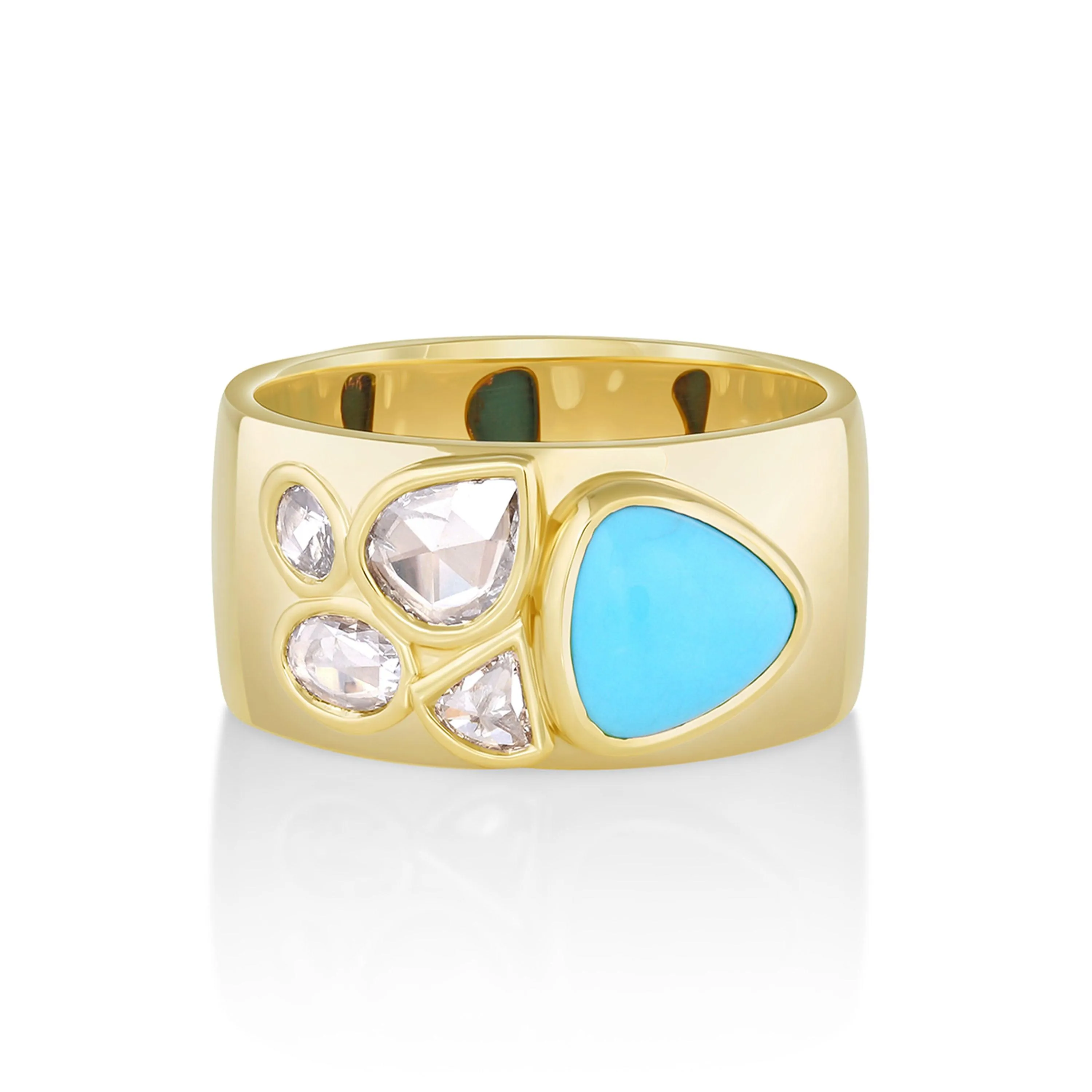 Tessera Turquoise Cigar Band sold by Marrow Fine