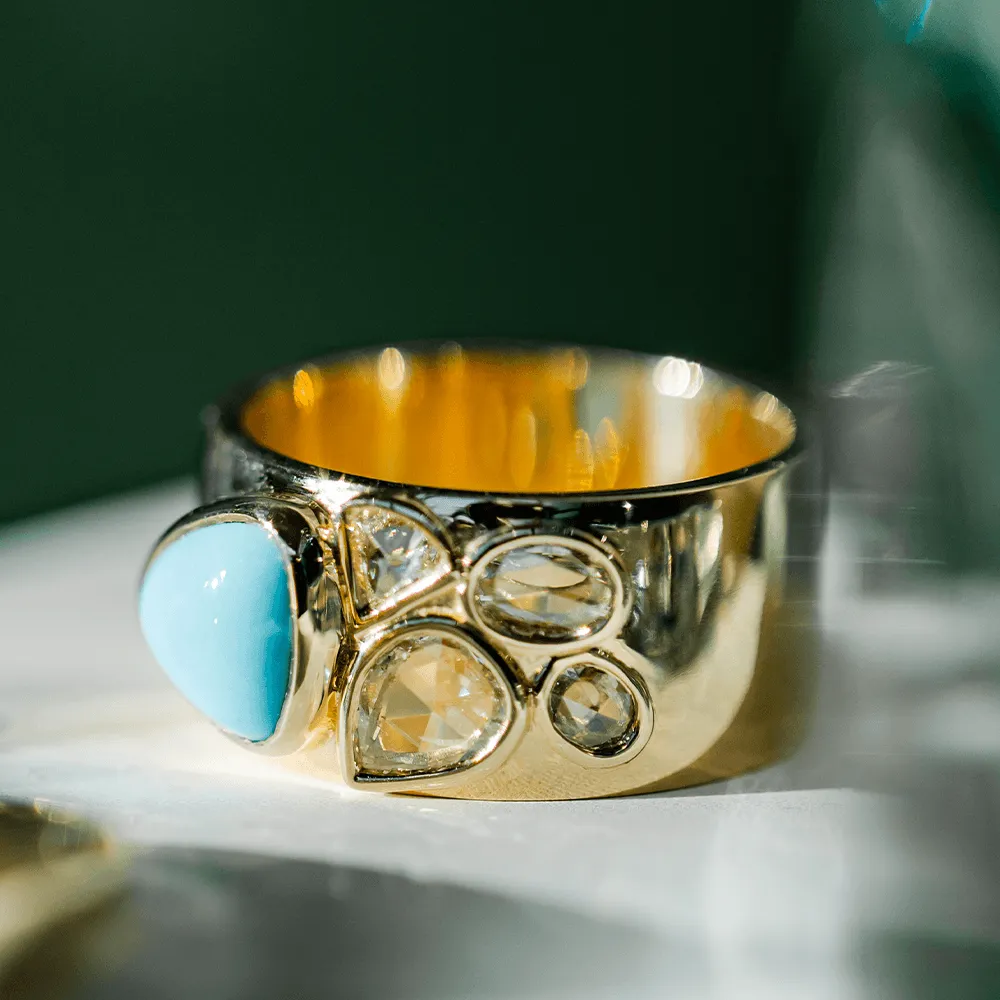 Tessera Turquoise Cigar Band sold by Marrow Fine product image thumbnail 4