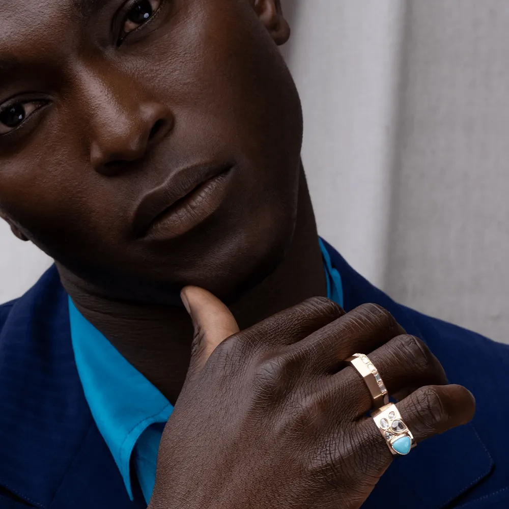 Tessera Turquoise Cigar Band sold by Marrow Fine product image thumbnail 5