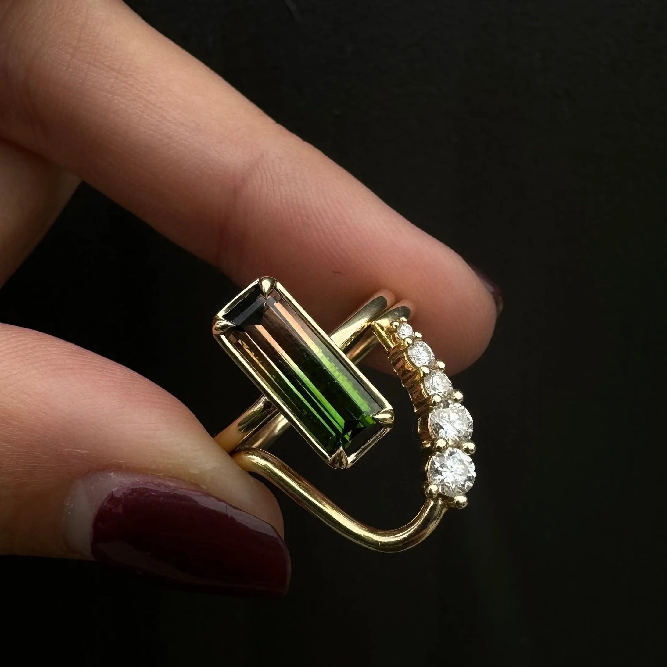 1.95ct Tourmaline Ring sold by Marrow Fine product image thumbnail 3