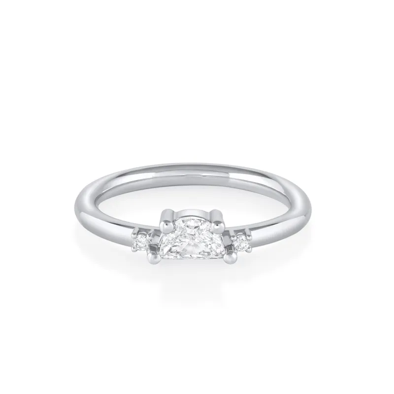 .35ct White Diamond Moonlight & Lovers Engagement Ring sold by Marrow Fine