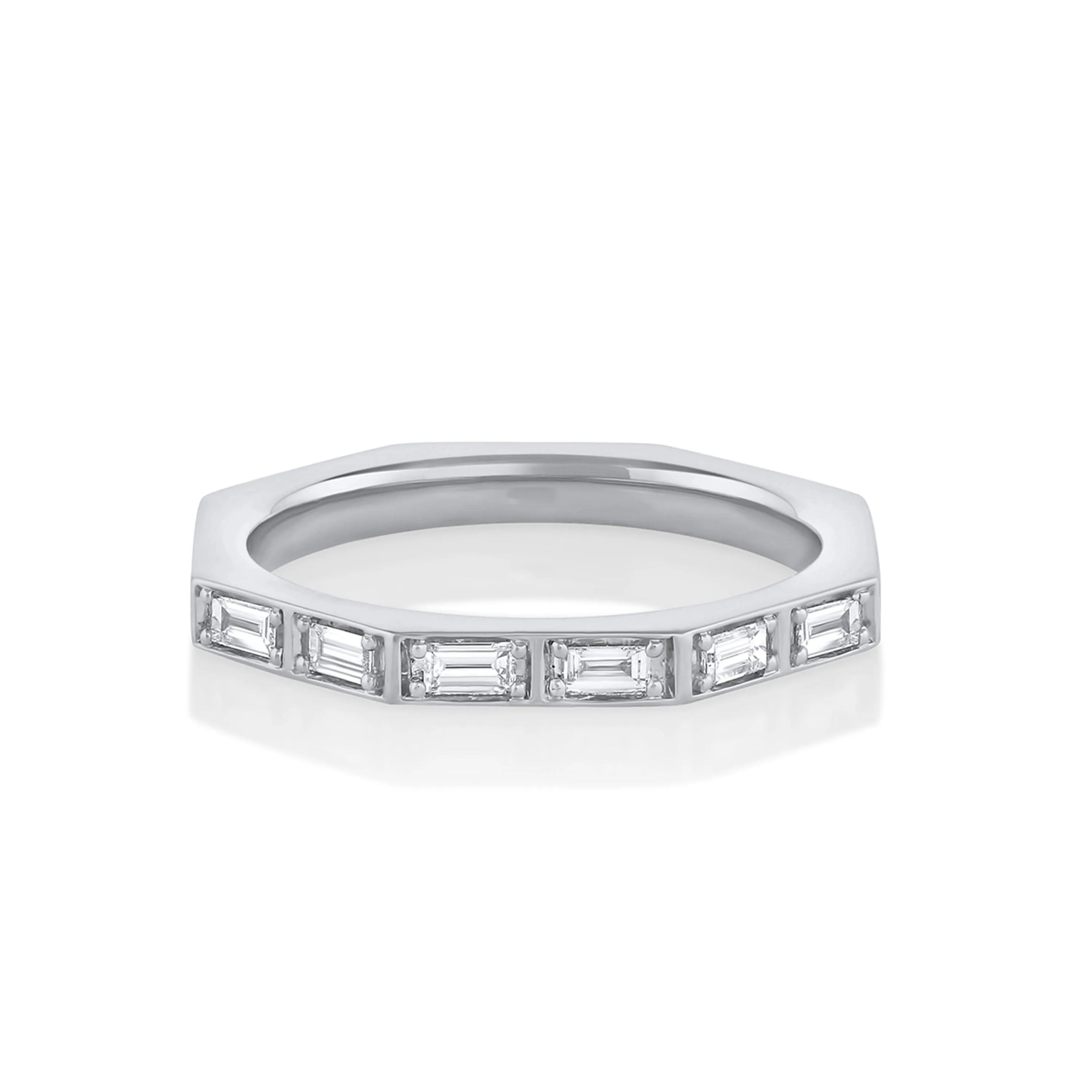 White Diamond Ames Men's Band sold by Marrow Fine product image thumbnail 4