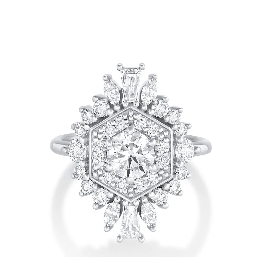 .70ct White Diamond Stella Engagement Ring sold by Marrow Fine product image thumbnail 4