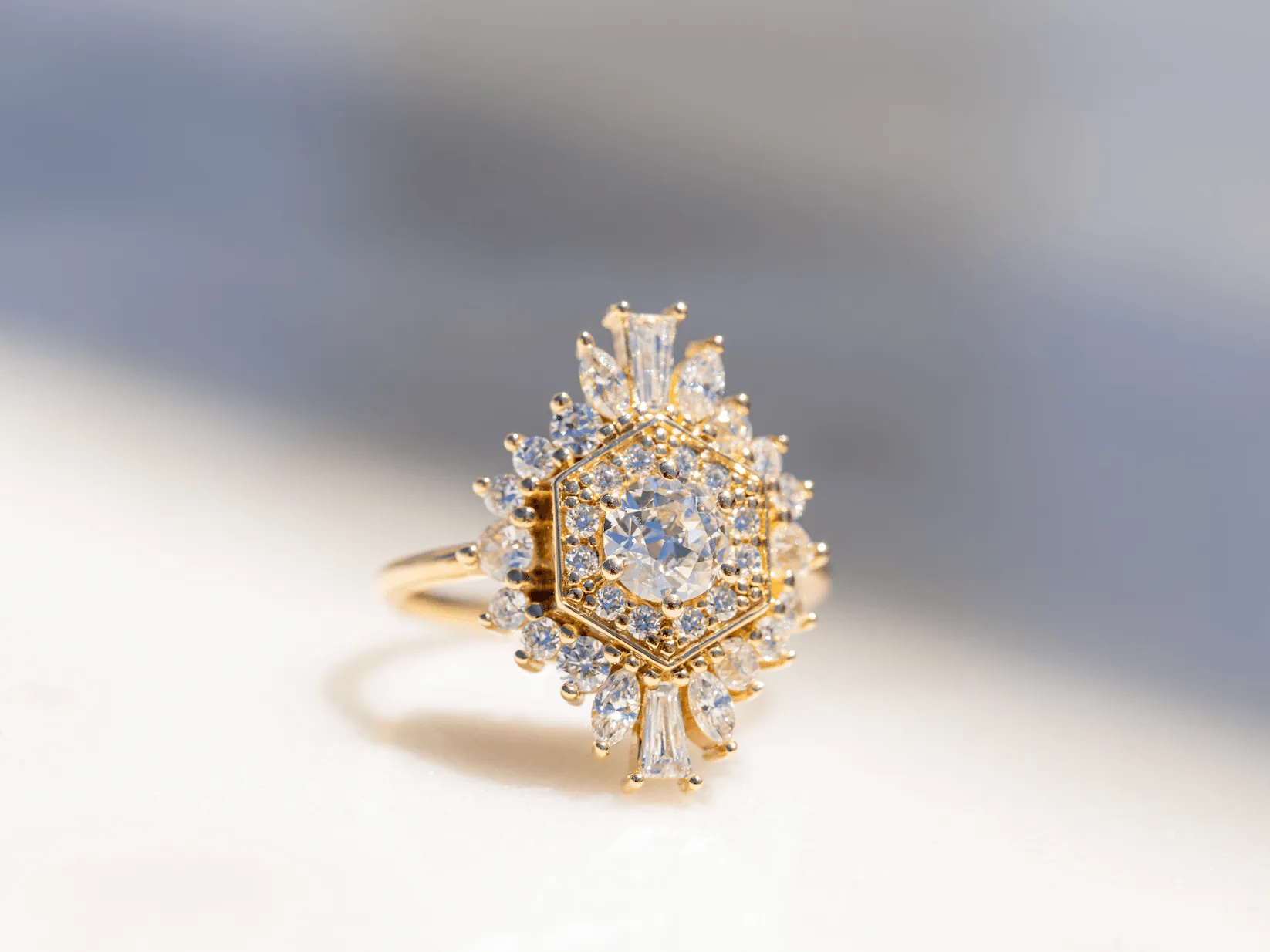 .70ct White Diamond Stella Engagement Ring sold by Marrow Fine product image thumbnail 5