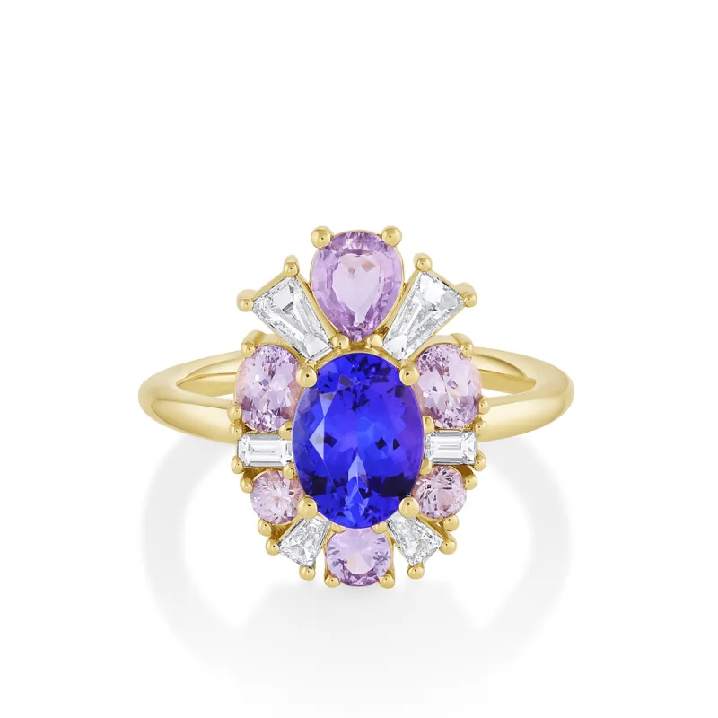 1.45ct Tanzanite Ballerina Ring sold by Marrow Fine
