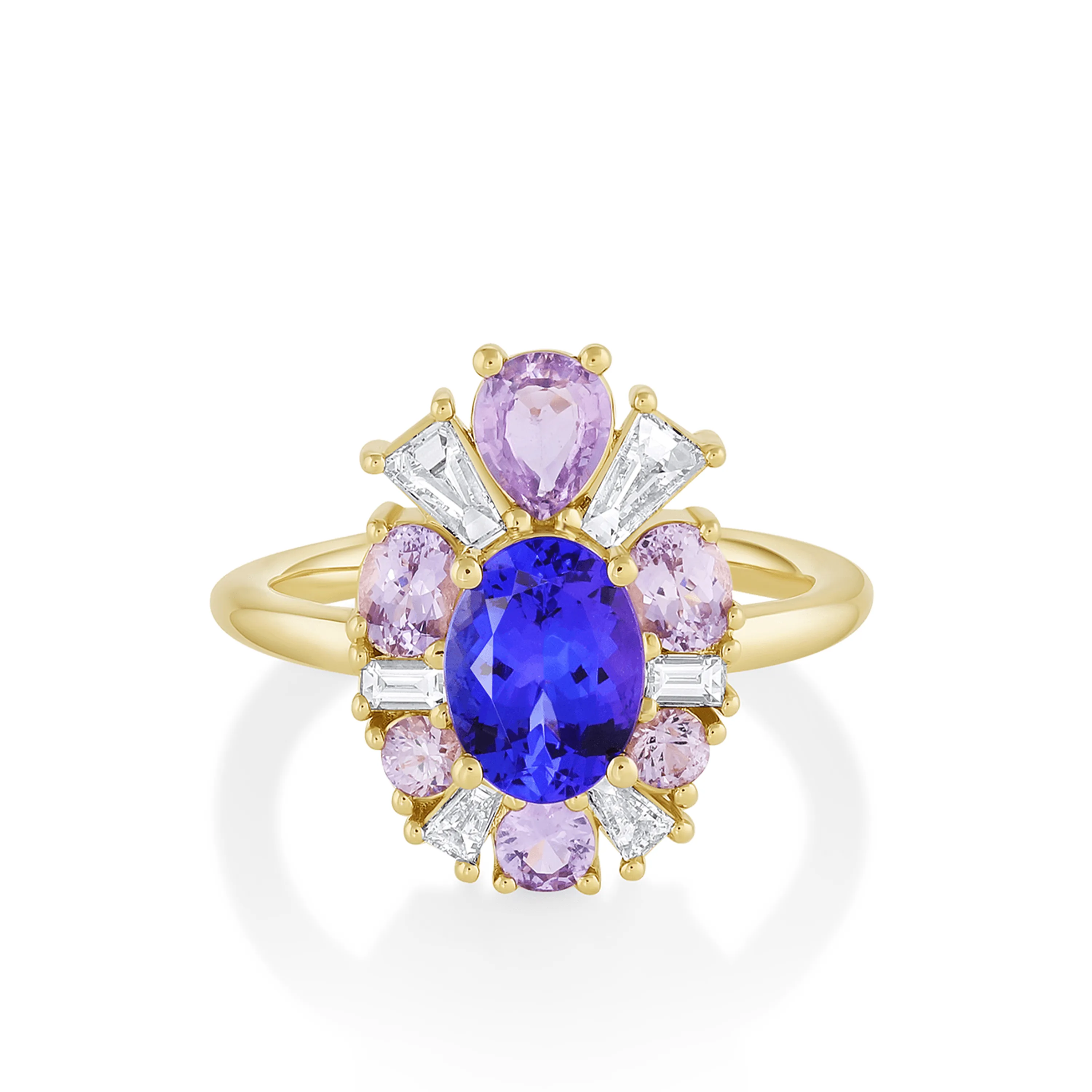 1.45ct Tanzanite Ballerina Ring sold by Marrow Fine