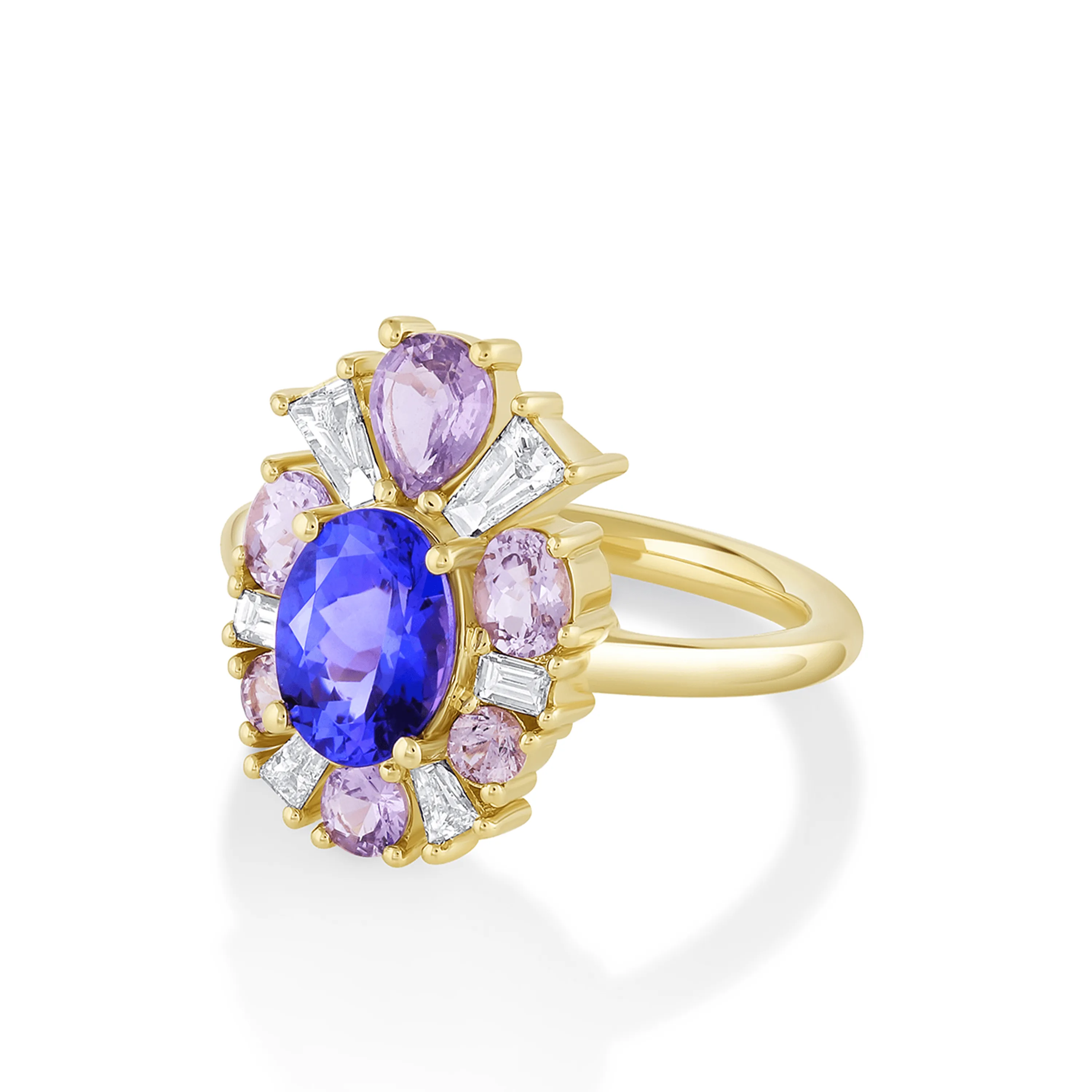 1.45ct Tanzanite Ballerina Ring sold by Marrow Fine product image thumbnail 2